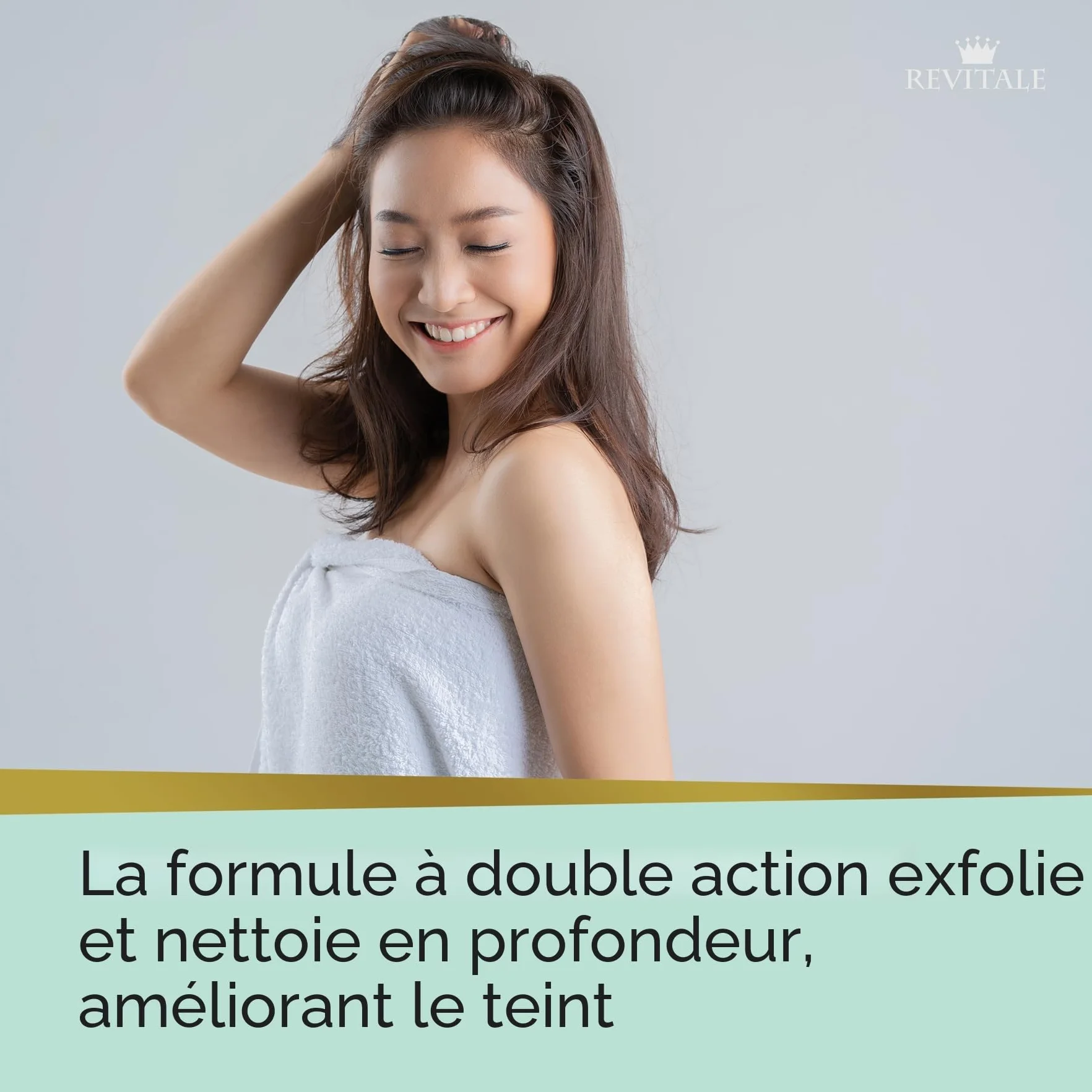 Revitale Savon Avancé à l’Acide Glycolique – Barre Adoucissante Éclatante Lissante Régénérante