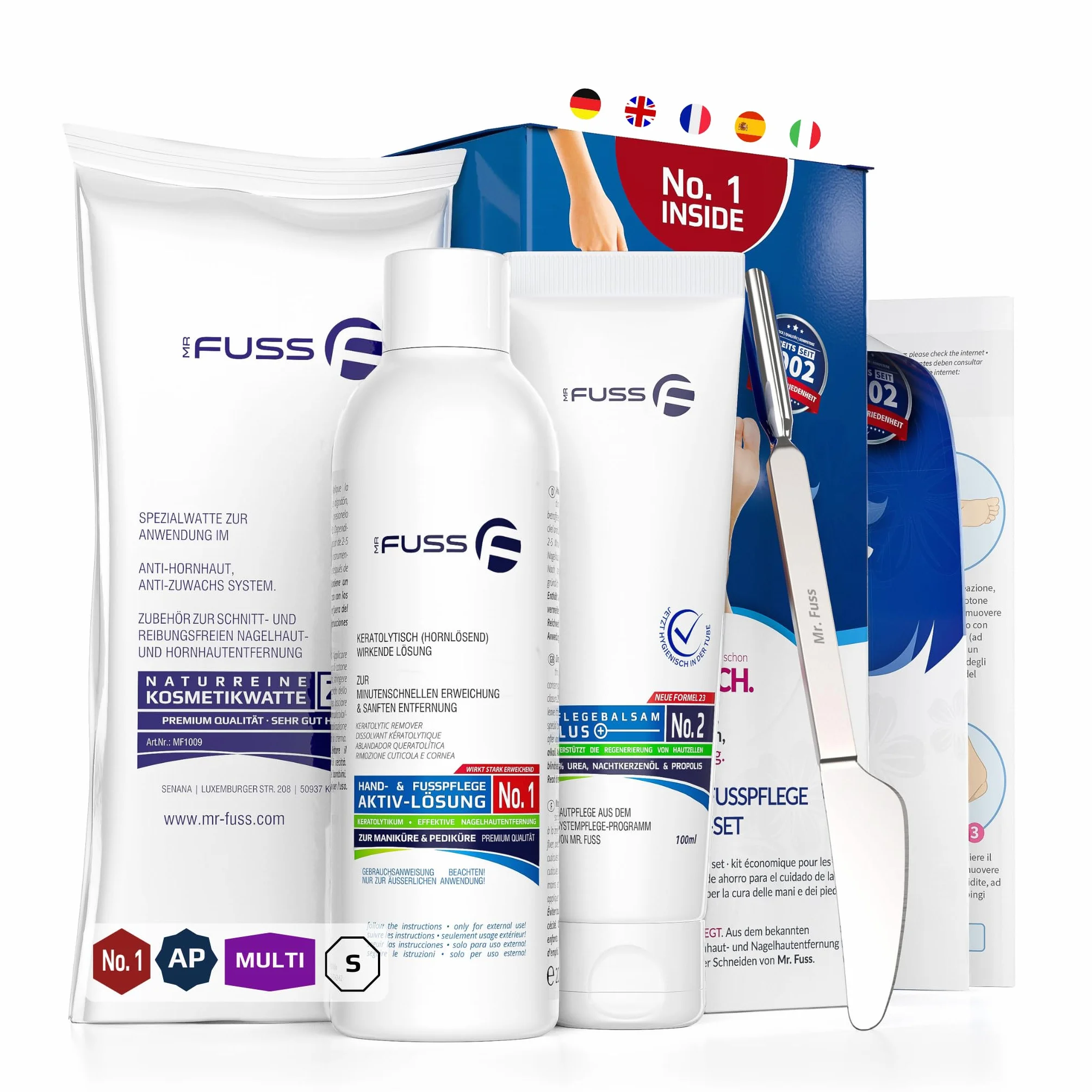 Mr. Fuss No. 1 Solution anti-callosités