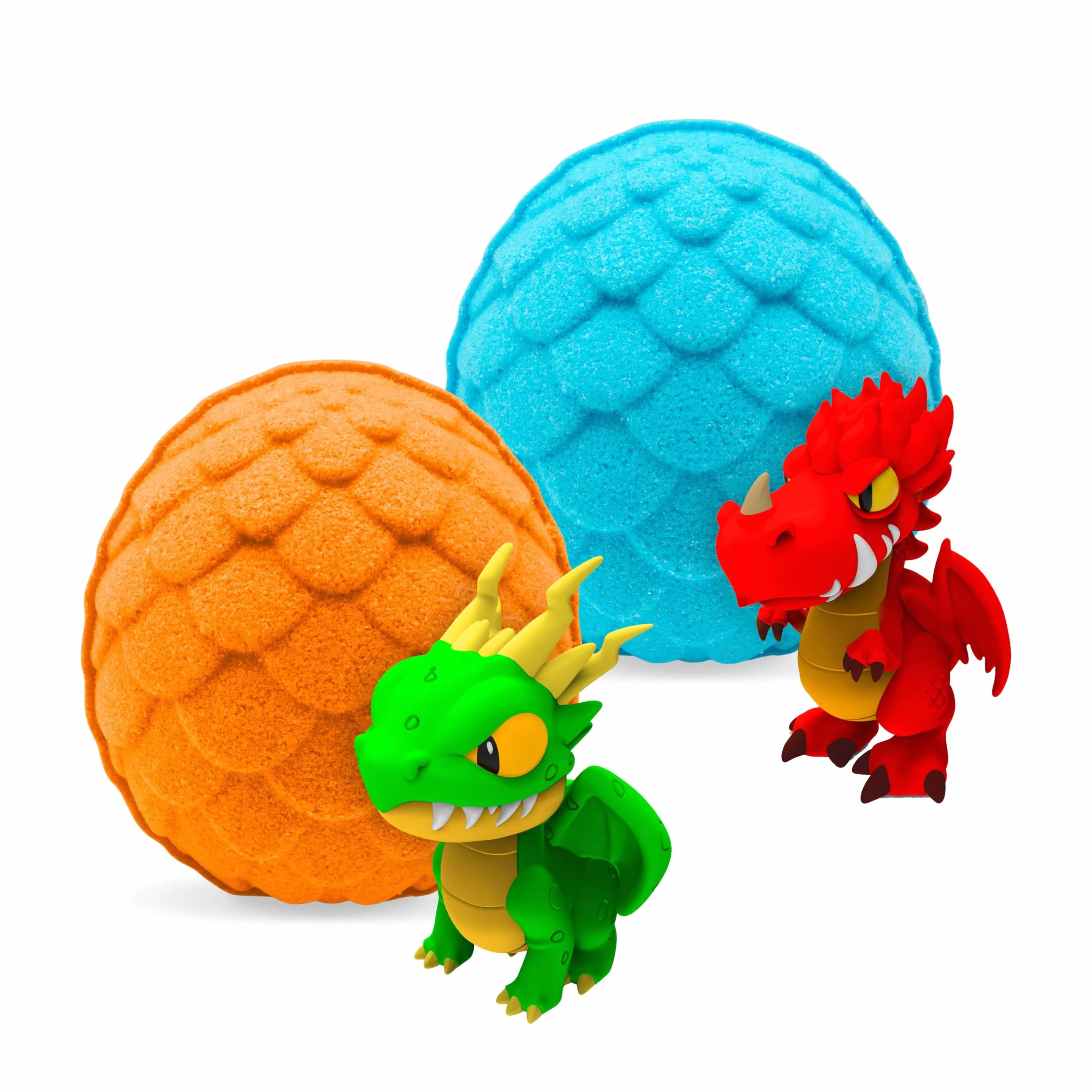 INKEE Bombe de bain surprise dragons pour enfants avec jouet dragon orange cola 100g