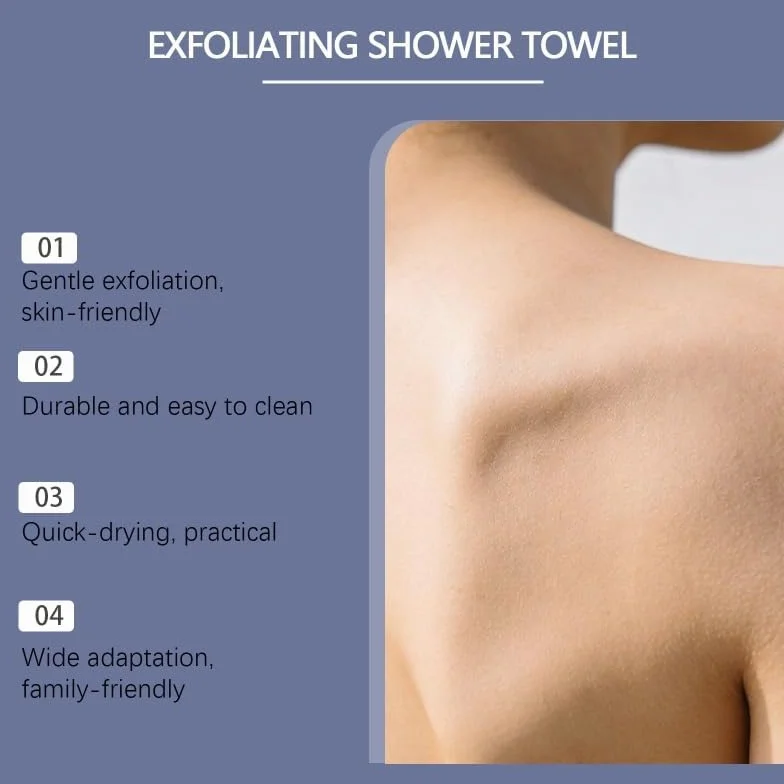 Serviette de douche exfoliante Ecovia
