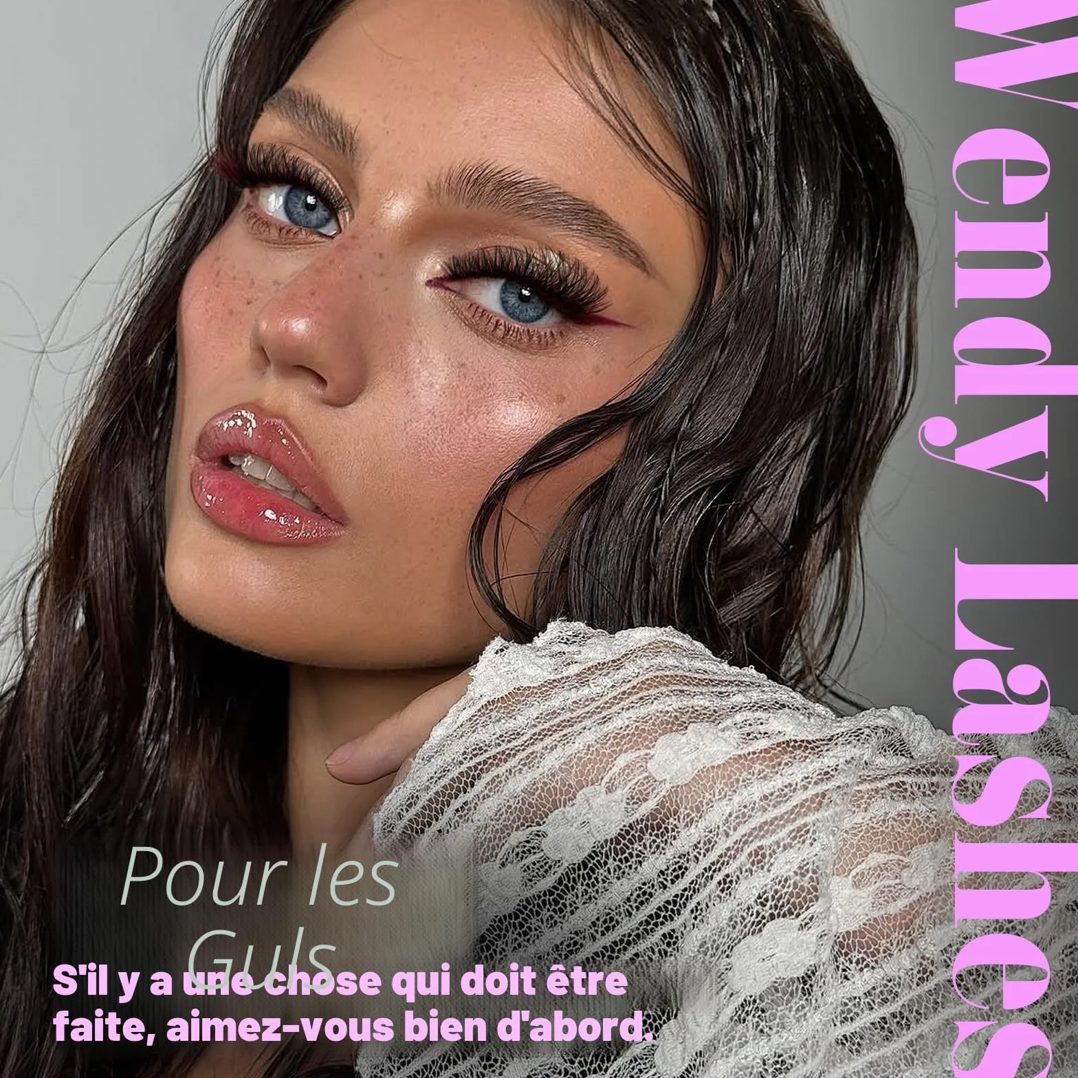 Cils Individuels 594PCS 80D+100D Volume Russe Extension D-Curl Cluster Lashes Mixte 10-18mm Naturel DIY Pour Débutants