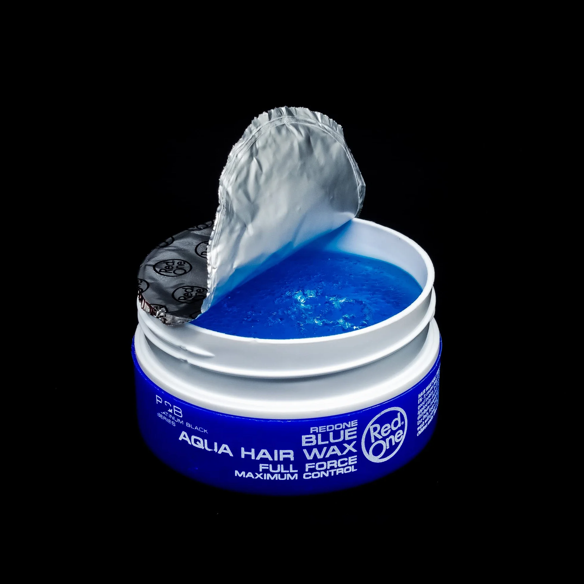 Redone Cire Aquatique Coiffante Bleu 150 ml | Forte Tenue | Gel Capillaire pour Hommes et Femmes | Parfum Bubblegum | Contrôle Maximum | Lot de 8
