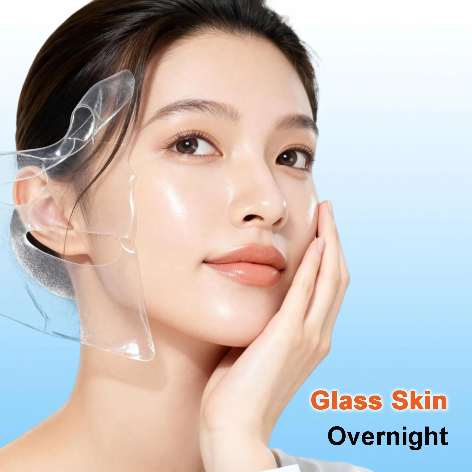 Masque de Nuit Hydrogel Bio Collagène Anti-Rides Hydratant Raffermissant 5 Pièces x 34 g