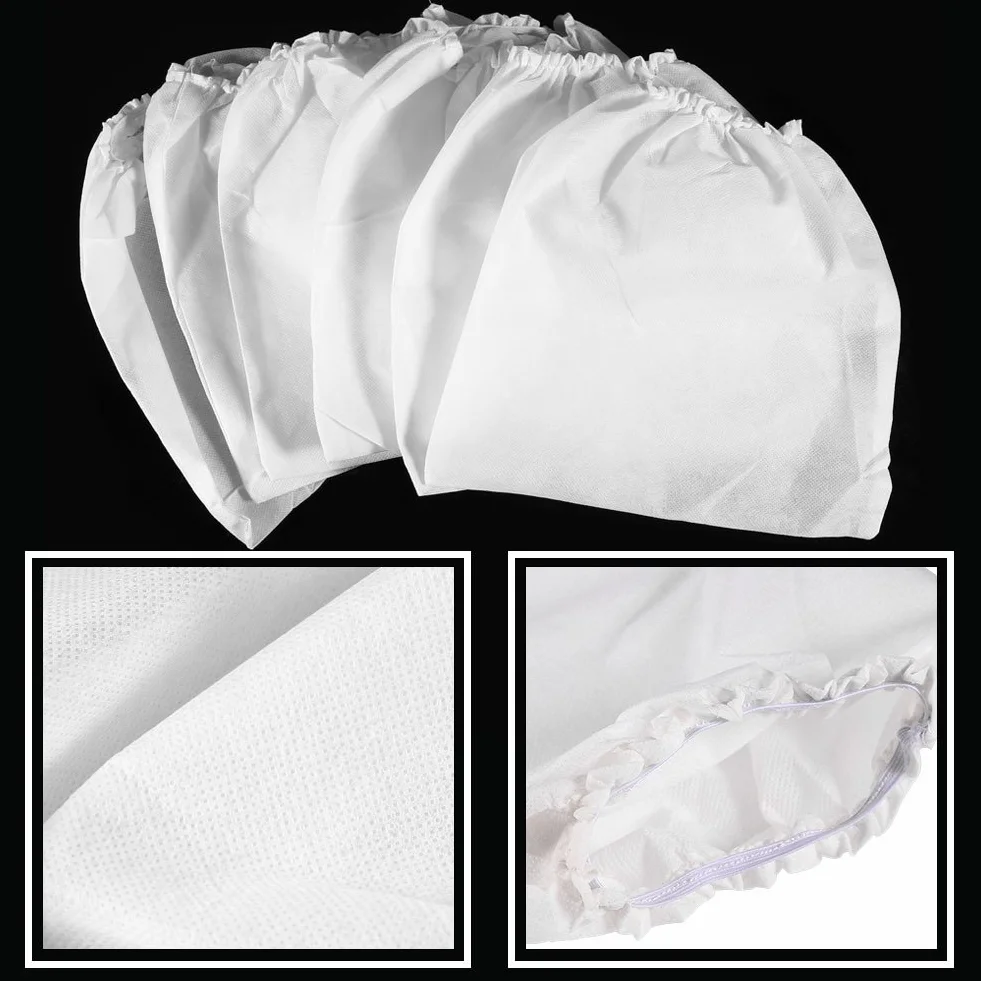 DEWIN Table de Manucure, Sac Aspirateur Manucure Sacs de Remplacement pour Aspirateur non Tissé à Ongles pour Outils de Salon de Collecte de Poussière D'art D'ongle 10 Pièces