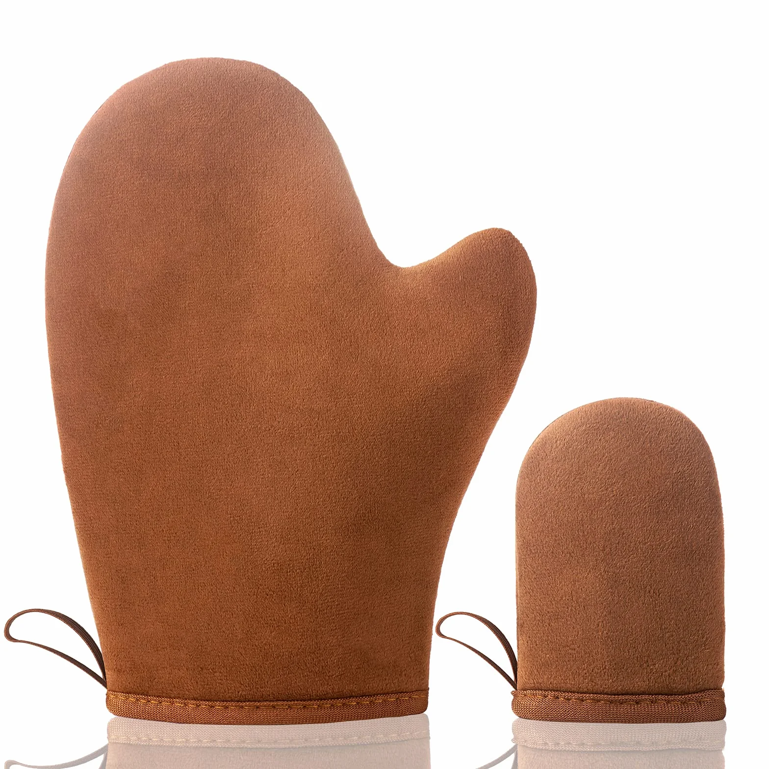 Gant Autobronzant Applicateur Professionnel Double Face Réutilisable pour Crème et Lotion Auto-bronzante
