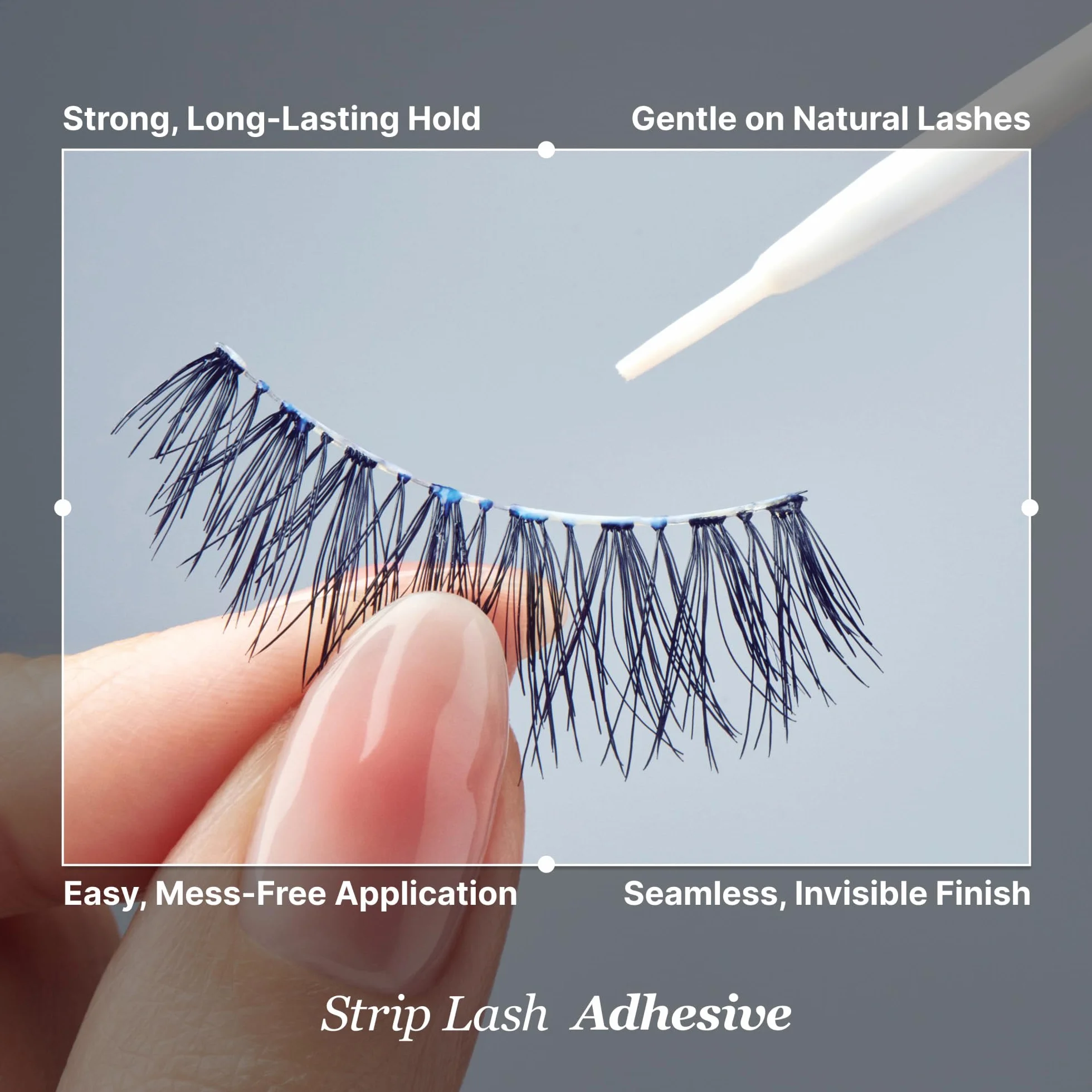 KISS Lash Glue Clear 5 g Colle faux cils transparente waterproof sans latex