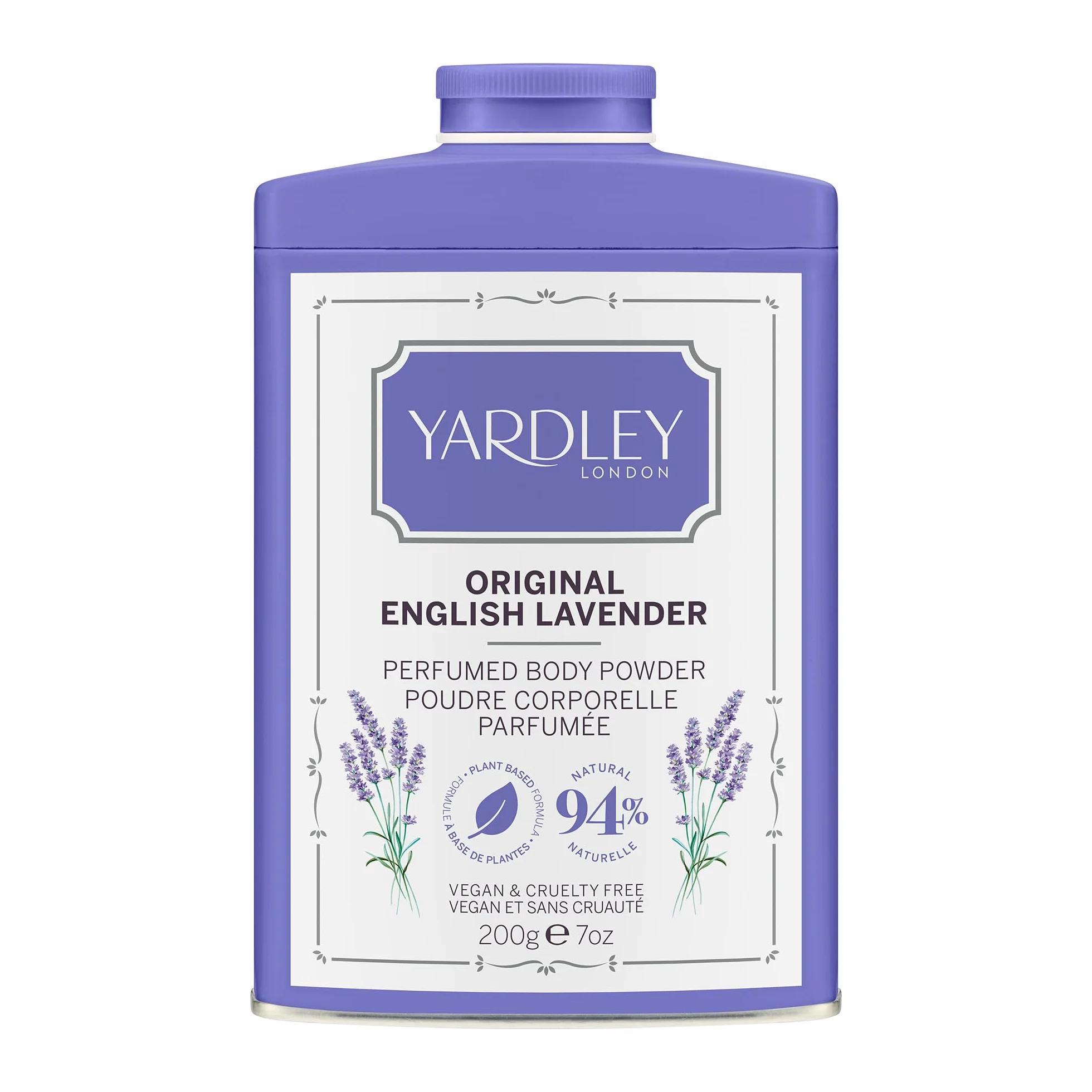 Yardley London Poudre Parfumée Originale Corps Lavande Anglaise 200g