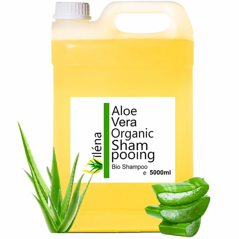 Shampooing Organique Anti-Chute, Croissance Rapide, Anti-Pelliculaire, Hydratant | Sans Sulfates/Parabens/Silicones | Tous Types de Cheveux, 5000 ml