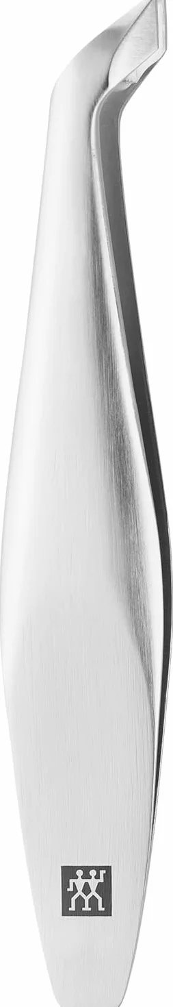 ZWILLING Coupe cuticules (Enlèvement précis des résidus de cuticules, Tranchants aiguisés et coudés, Hypoallergénique), Mat, Premium, argent