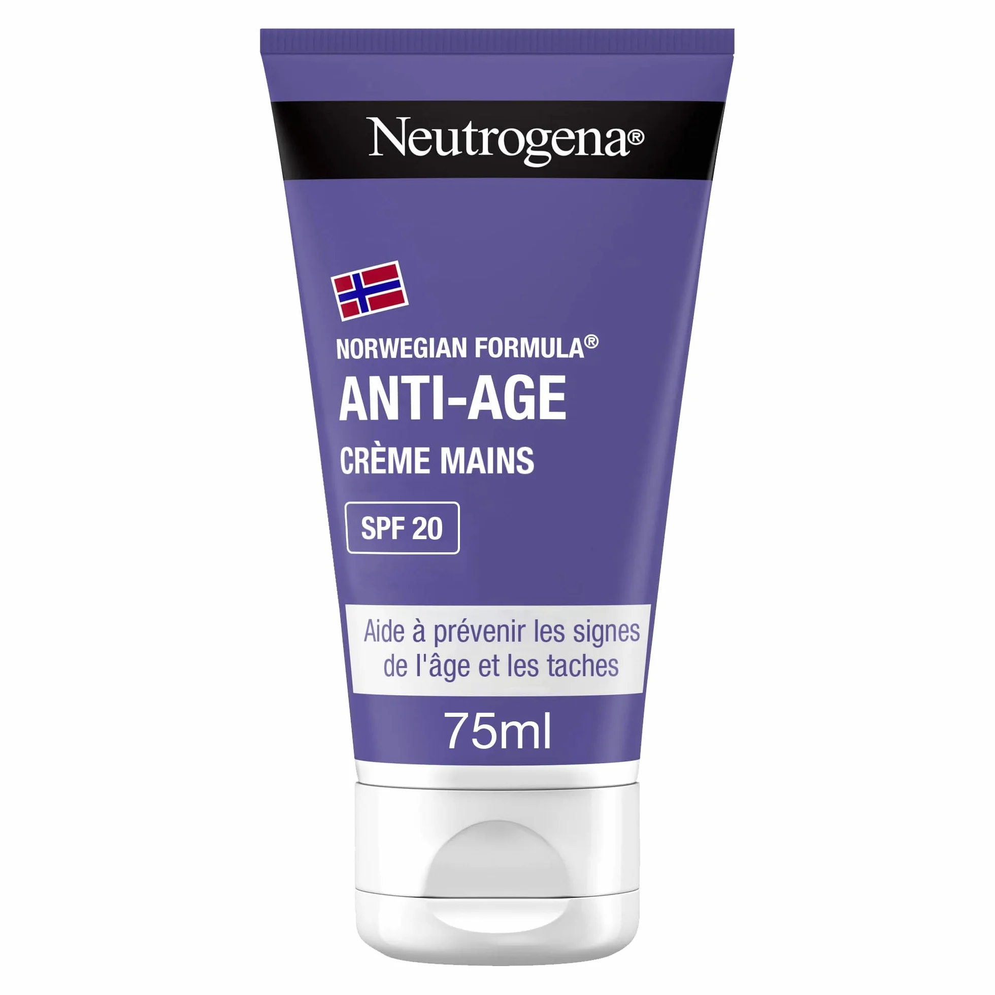 Neutrogena Crème Mains Anti-Âge SPF 20 Formule Norvégienne 75 ml Soin Hydratant Anti-Taches