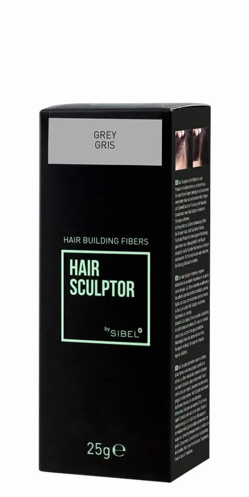 Sibel Hair Sculptor Hair Building Fibers Grey 25gr -fibres épaississantes