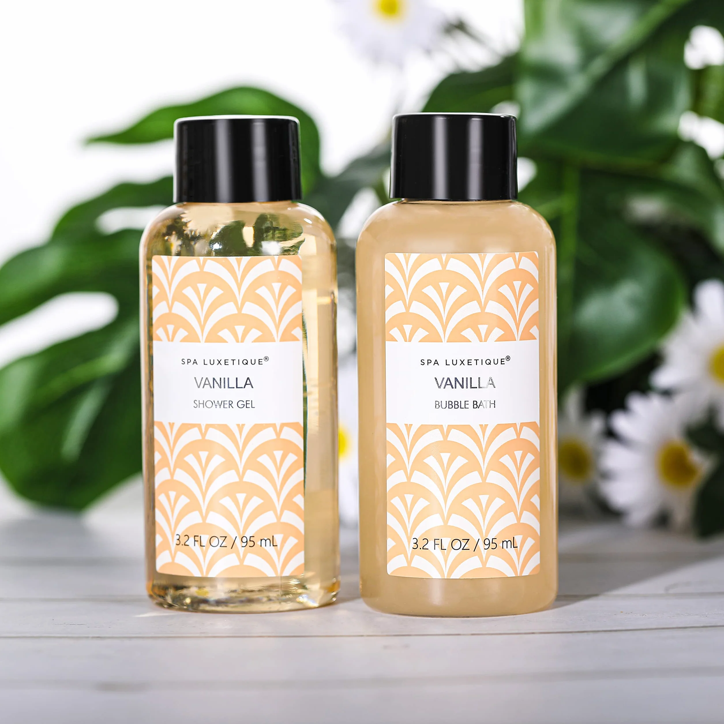 Spa Luxetique Coffret Soin Femme 6 Pièces - Vanille Bain Moussant Gel Douche Crème Mains Cadeau
