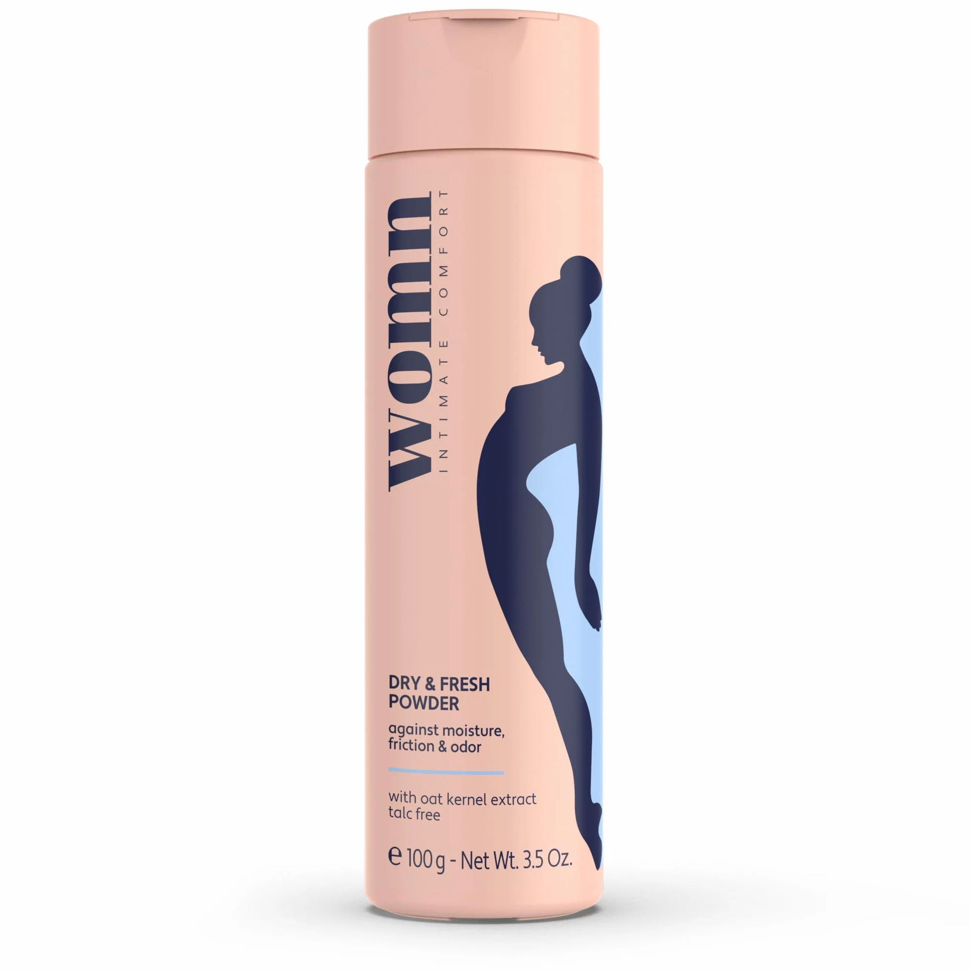 Dry & Fresh Powder 100 g – Poudre Corporelle Sans Talc pour Zone Intime, Aine et Sous la Poitrine