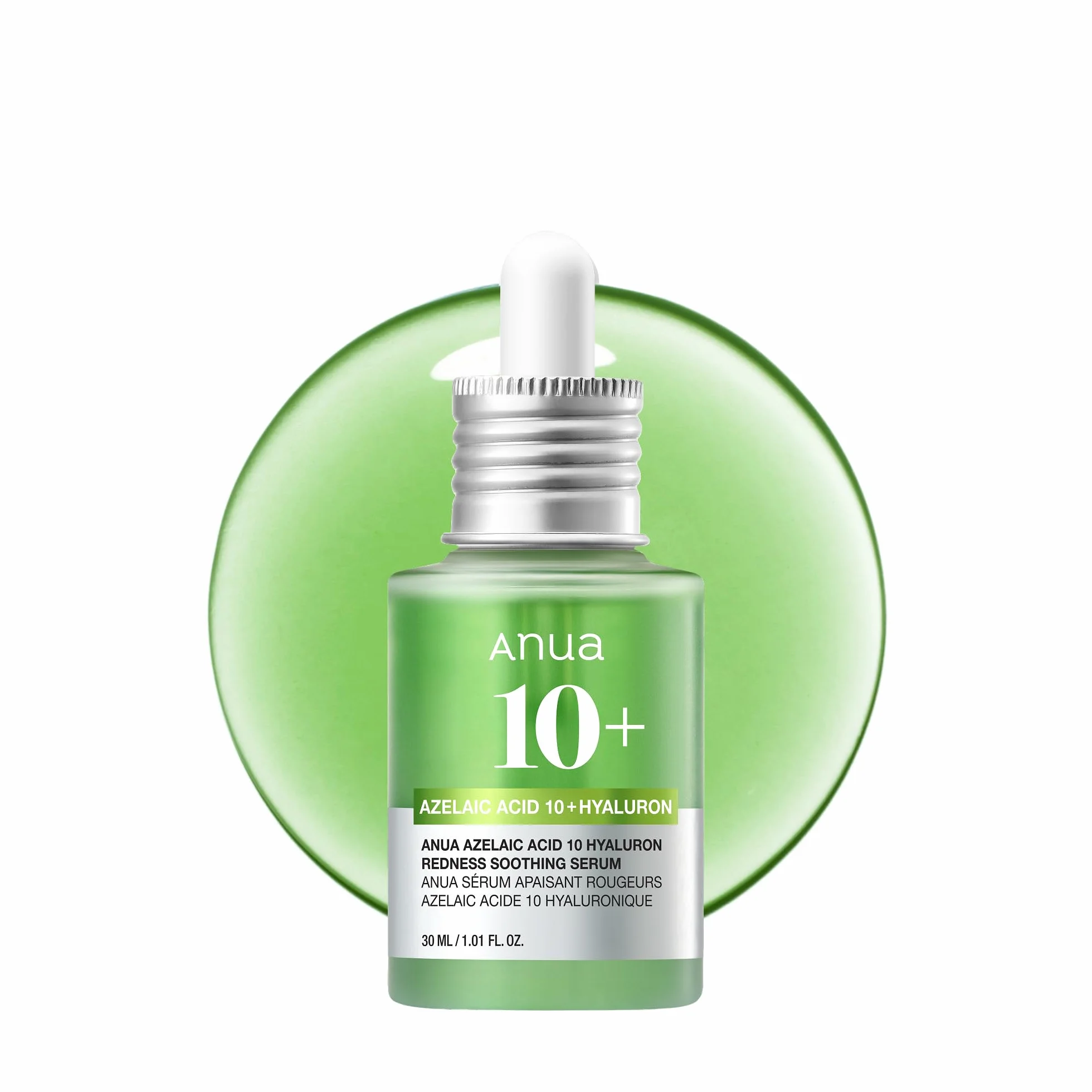 Anua Sérum Acide Azélaïque 10% – Serum Visage Apaisant Rougeurs & Imperfections, Acide Hyaluronique & Niacinamide, Peau Sensible, Skincare Coréenne, (30ml/ 1.01 fl oz.)