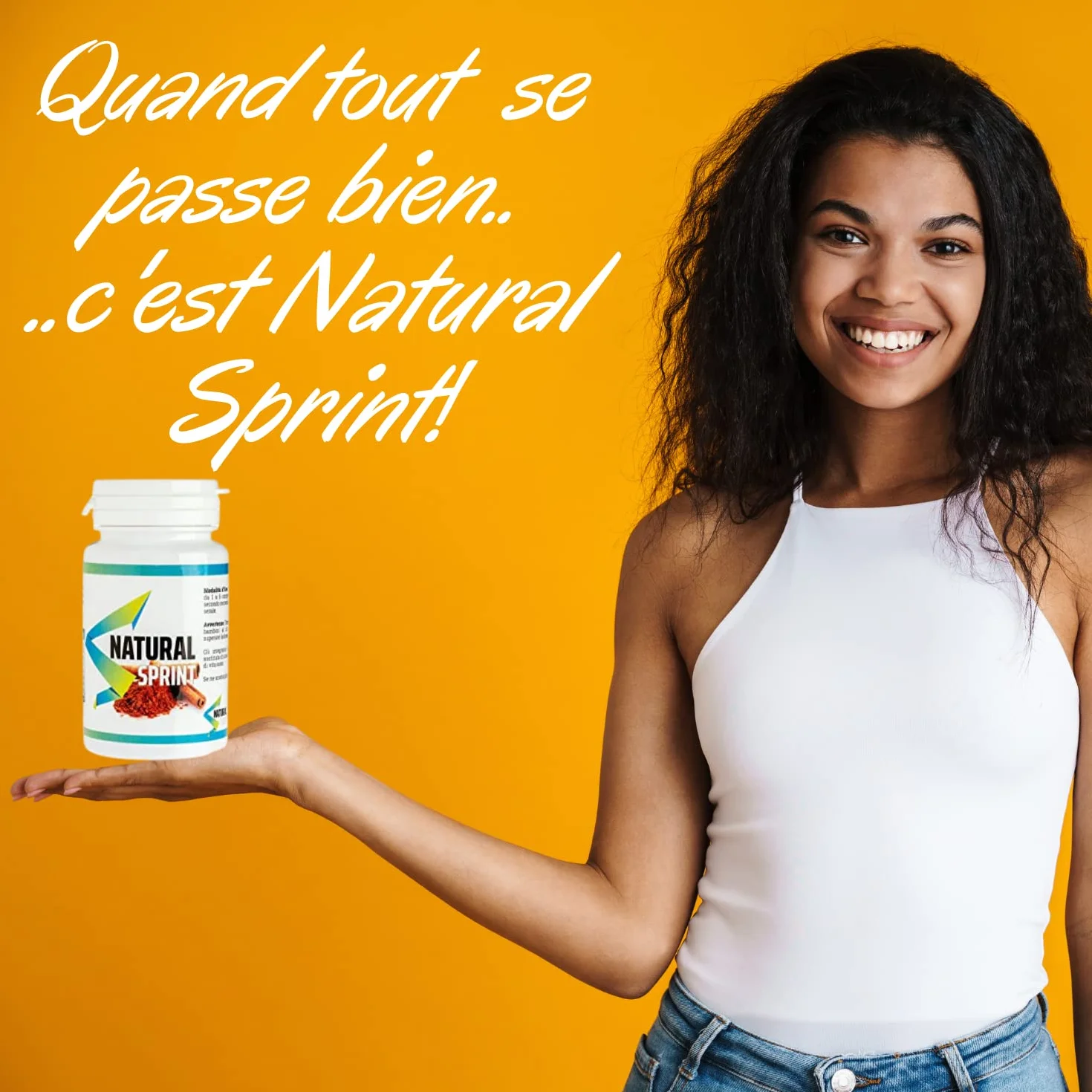 Natural Sprint Laxatif puissant constipation adultes 30 comprimés 400mg 100% naturel