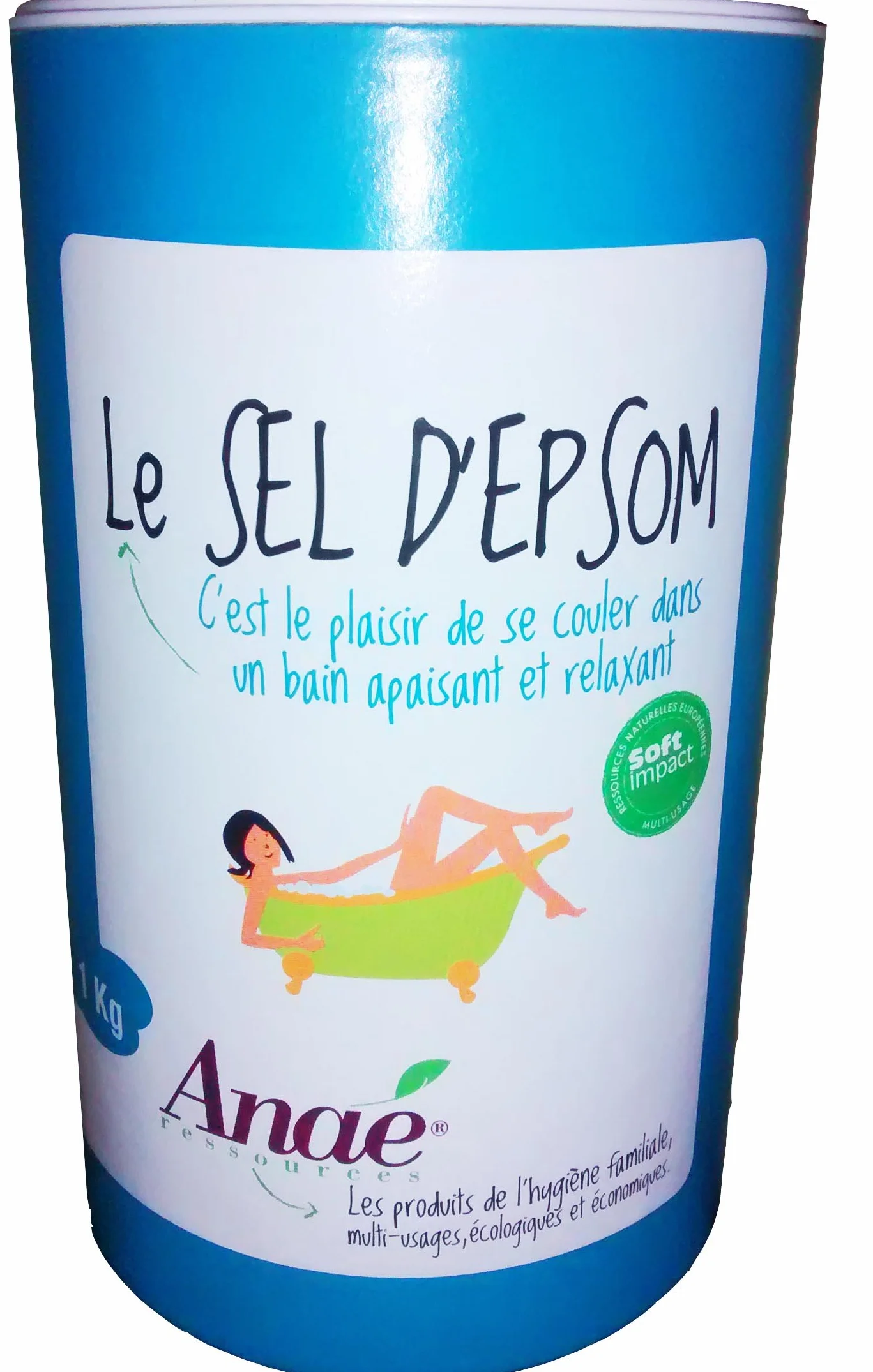 Sel d'Epsom 1 kg Ecodis