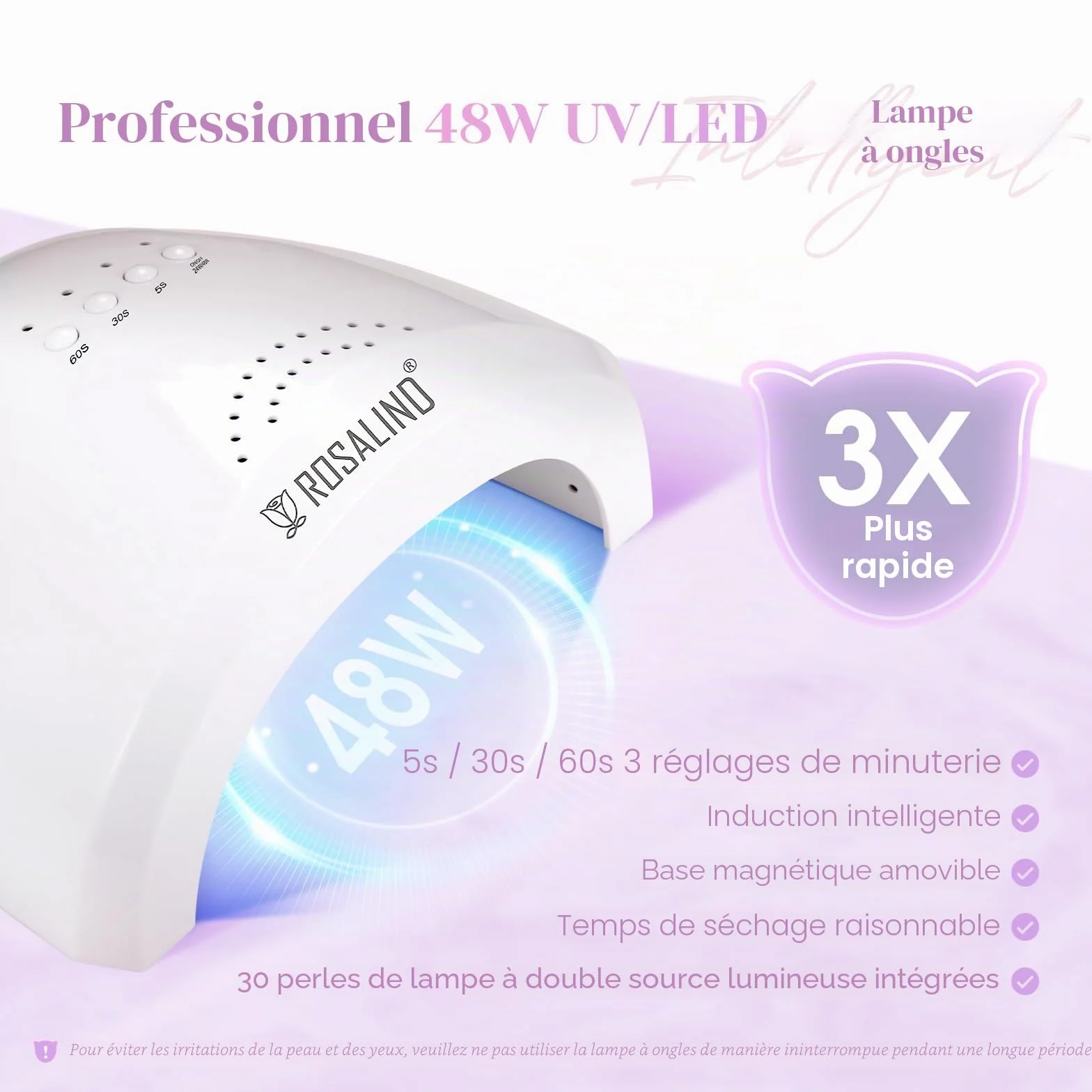 ROSALIND Kit Vernis Semi Permanent avec UV LED Lampe, 12+4 PCS Blanc Rose Bleu Vert Violet Couleurs Vernis Gel, Kit Ongle Gel UV Manucure Cadeau pour Débutant Démarrage