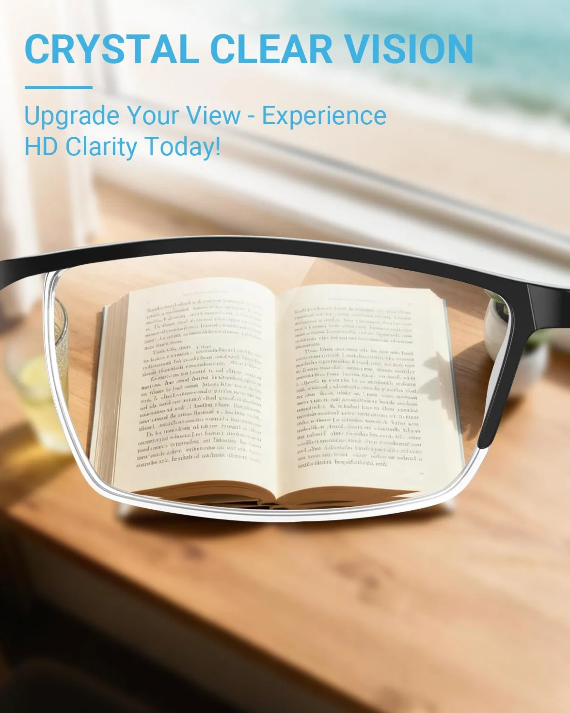LUFF Lunettes de Lecture Anti-Rayons Bleus Ultra-Légères Portables 4 Paires