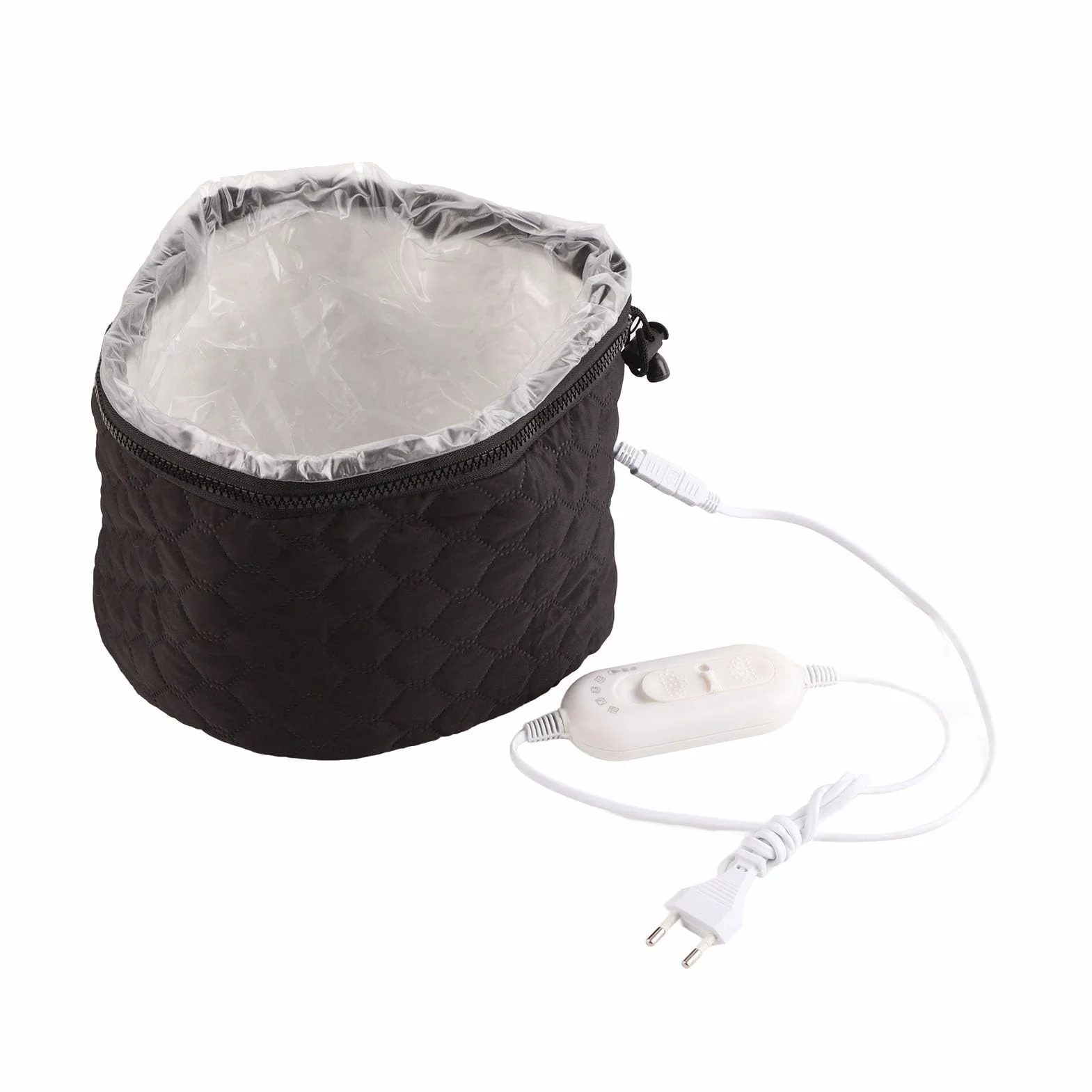 Casques Chauffant Cheveux Bonnet Chauffant pour Soins Capillaires,Traitement Thermique, Bouchon EU 220V pour Cheveux Vapeur,Casque Chauffant Cheveux Vapeur Soin,Température de 3 Modes