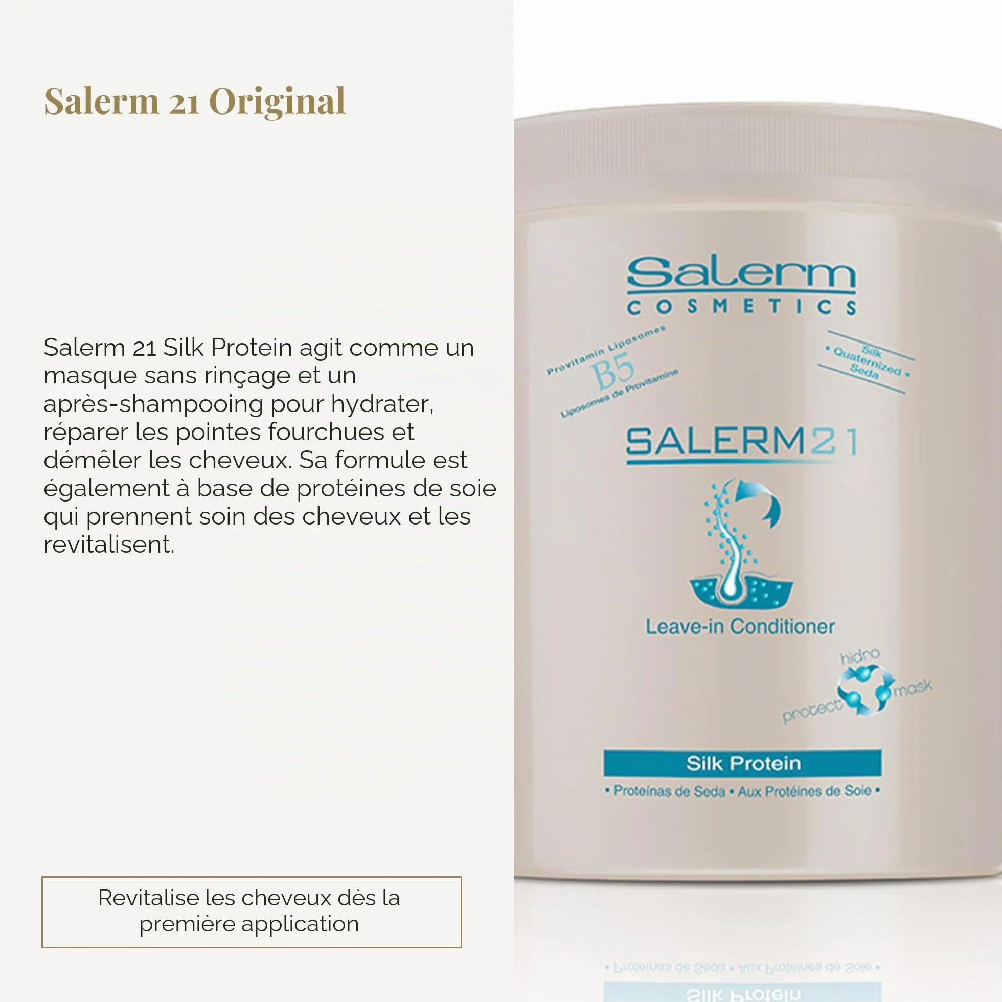 Après-shampooing non clarifiant Salerm (1000 ml)