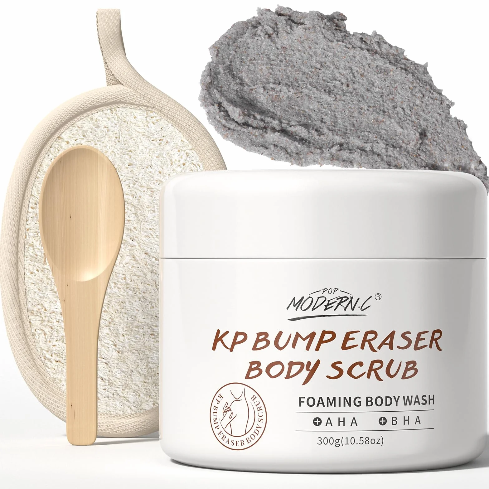Gommage Corporel Kp Bump Eraser pour Kératose Pilaire Jambes à la Fraise Acide Salicylique AHA Exfoliant Corporel Kp Peau de Poulet