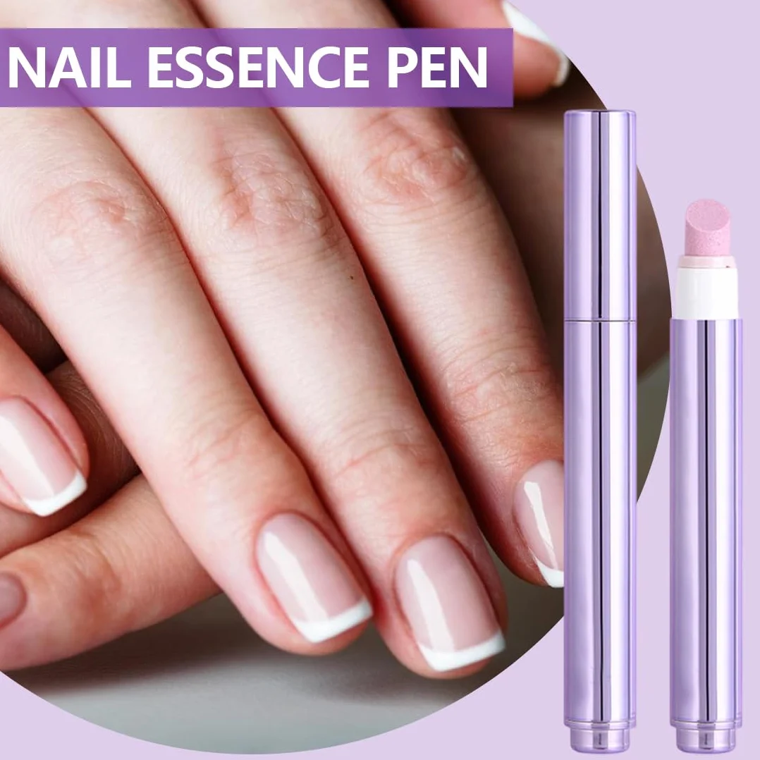 Lot de 3 Stylos 3-en-1 pour Soin des Ongles – Stylo Repousse-Cuticules Pointe Céramique + Huile Intégrée, Kit Manucure