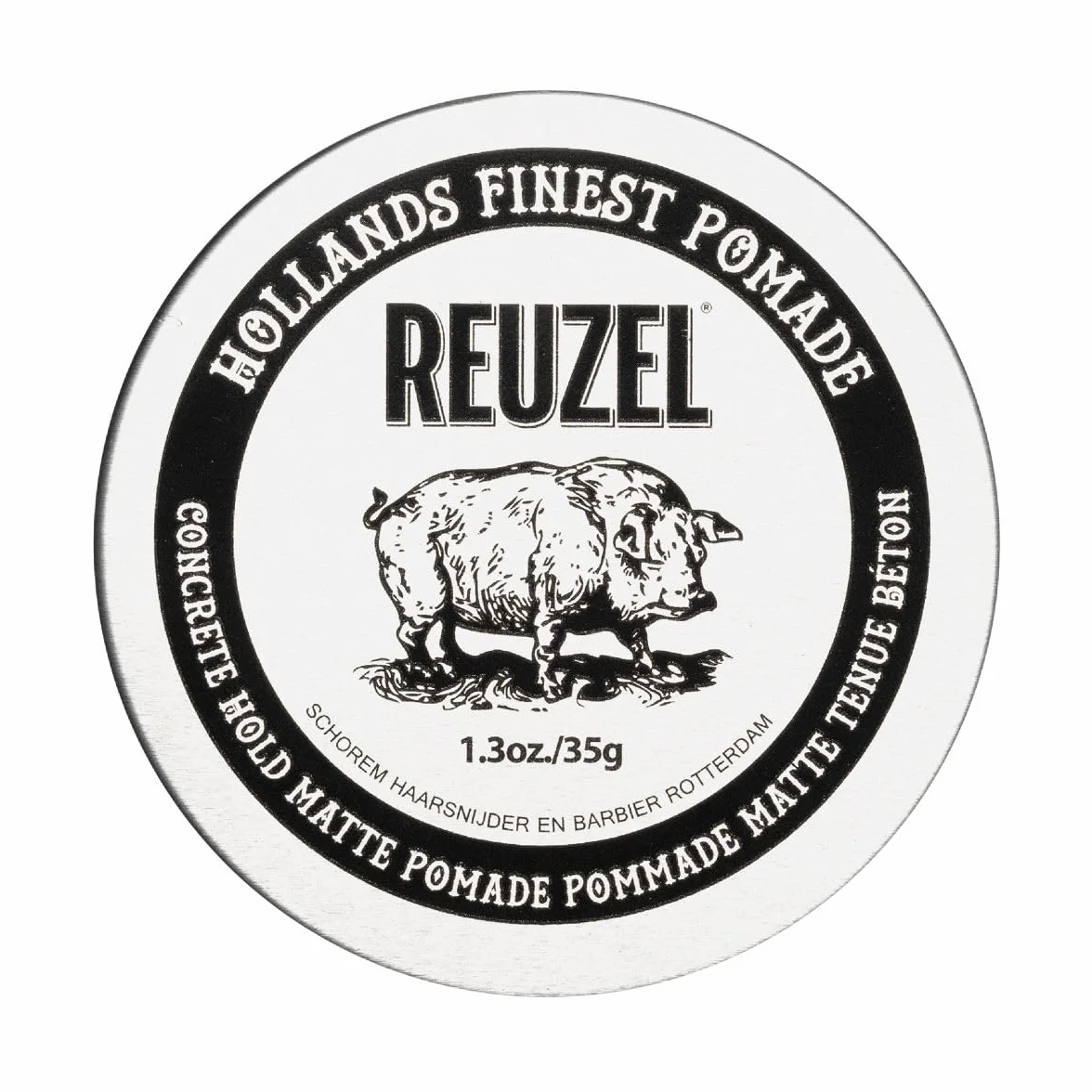Reuzel Pommade mate à tenue concrète, pommade à tenue extra ferme pour une coiffure forte et naturelle 3,38 oz/95g