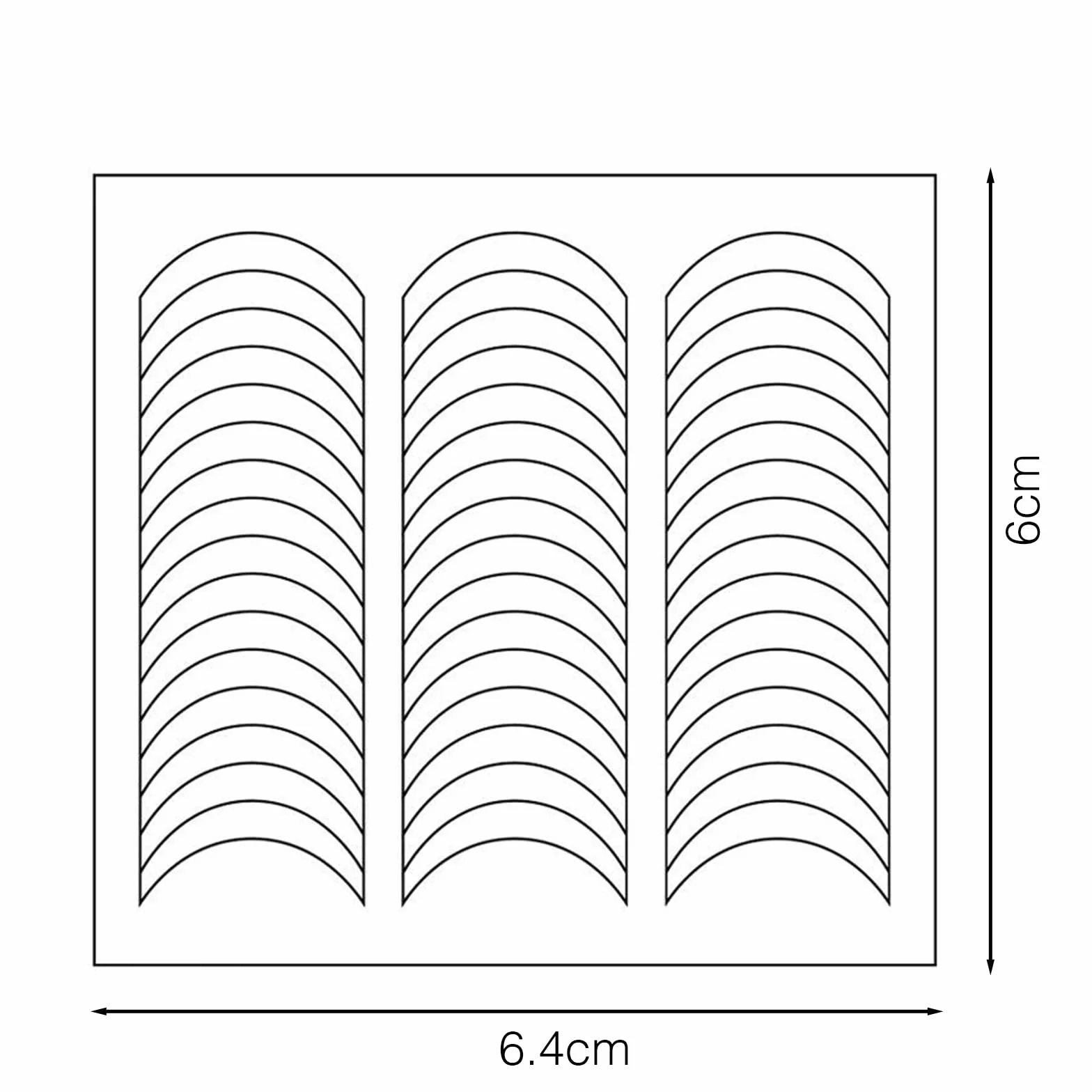 Autocollants Ongles Français Auto-Adhésifs Blanc en Forme de Demi-Lune 1200 PCS pour Manucure