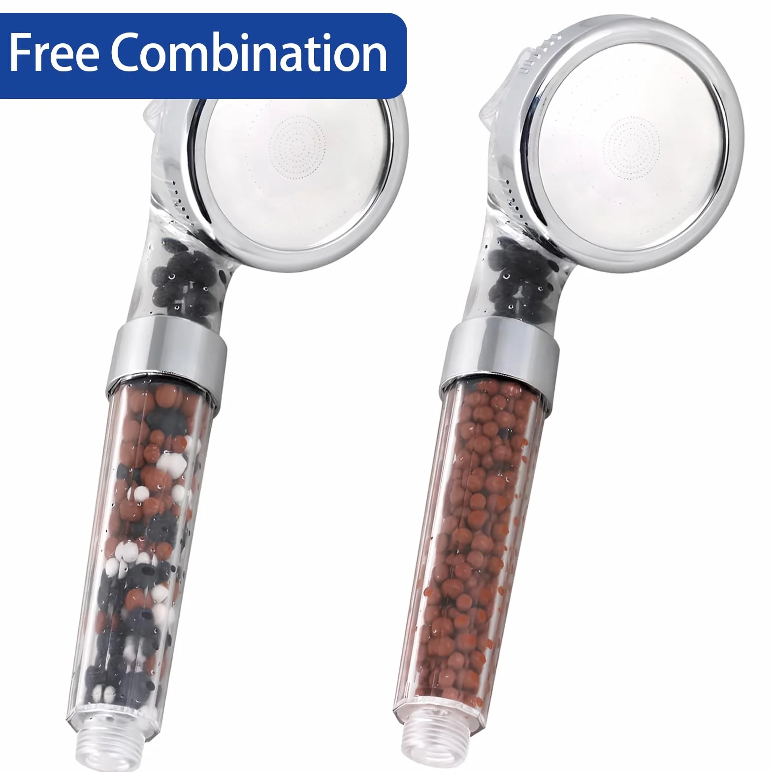 Billes Ions Boules Douche 9 Paquets Recharge Perles Minérales Adoucir Eau Éliminer Chlore