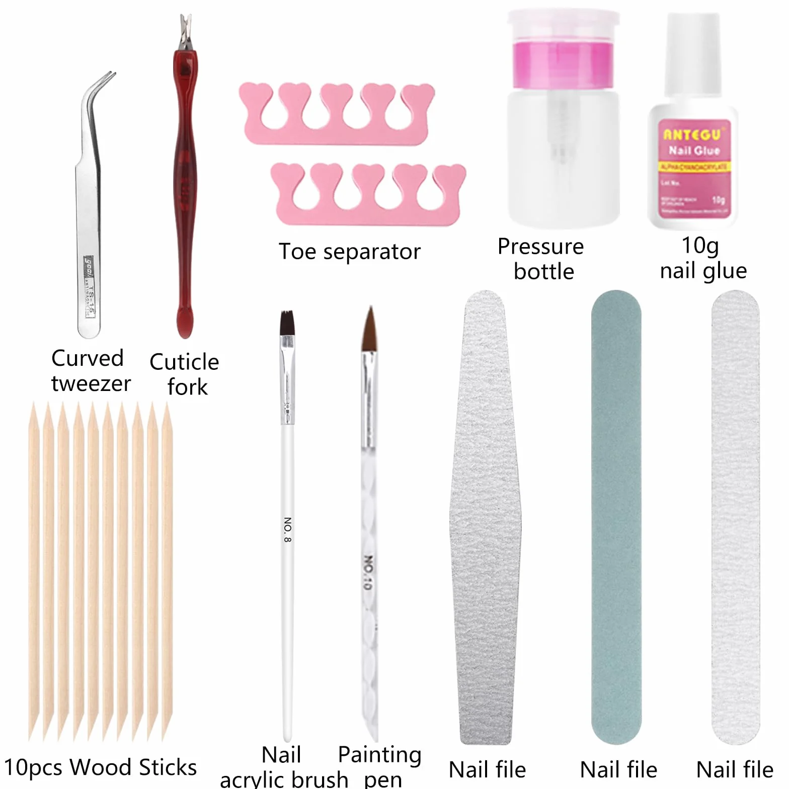 Deciniee Main D'Entrainement Manucure: Flexible Fausse Main pour Ongle - Main d Entrainement pour Ongle avec 300 Pièces Faux Ongles - Amovible Main Entrainement Ongles pour Manucure