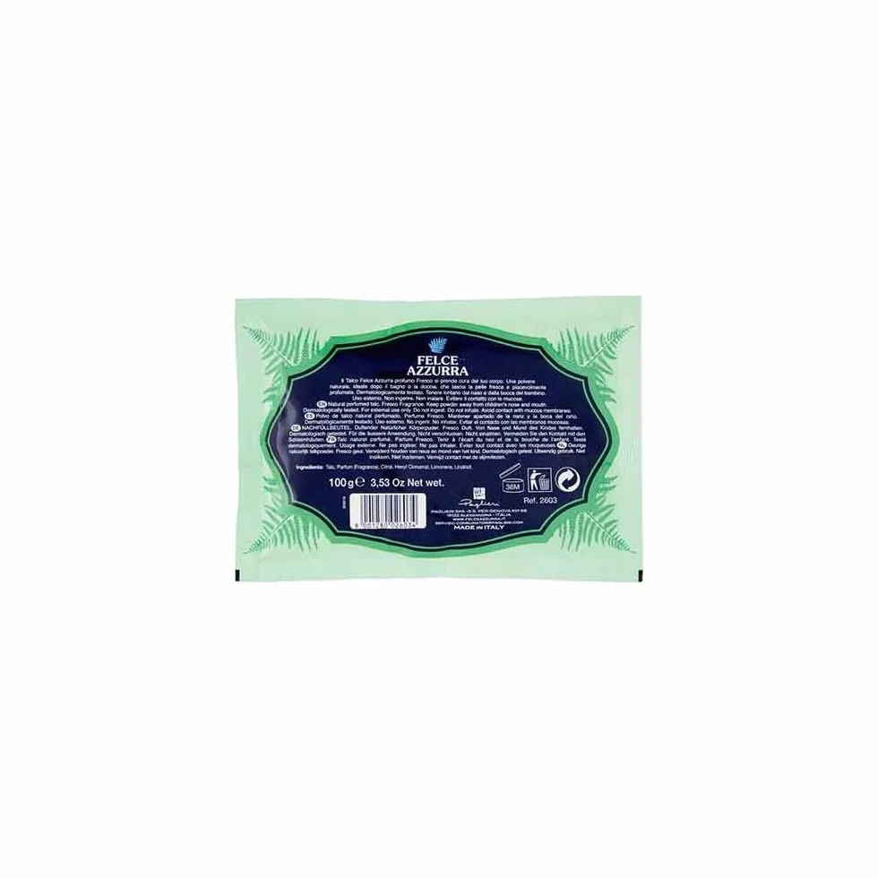 Blue fougère Talco parfum frais 100 g