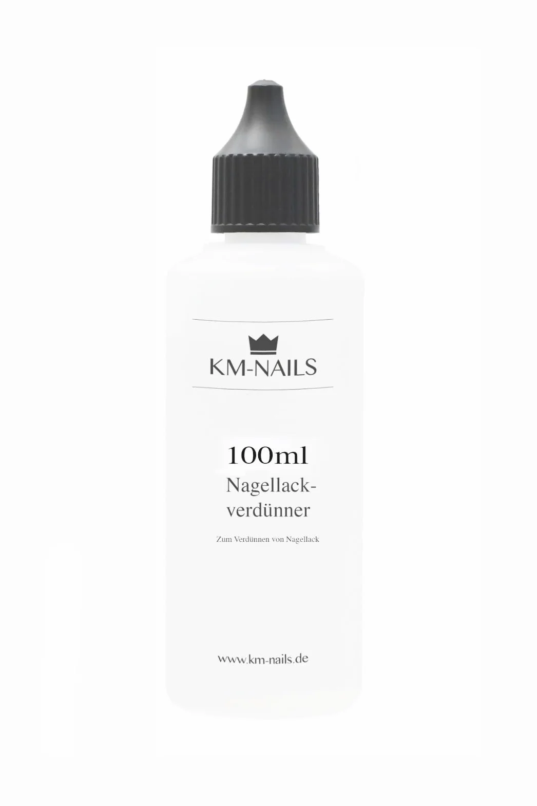 KM-Nails Diluant vernis à ongles 100 ml buse fine acétate d'éthyle