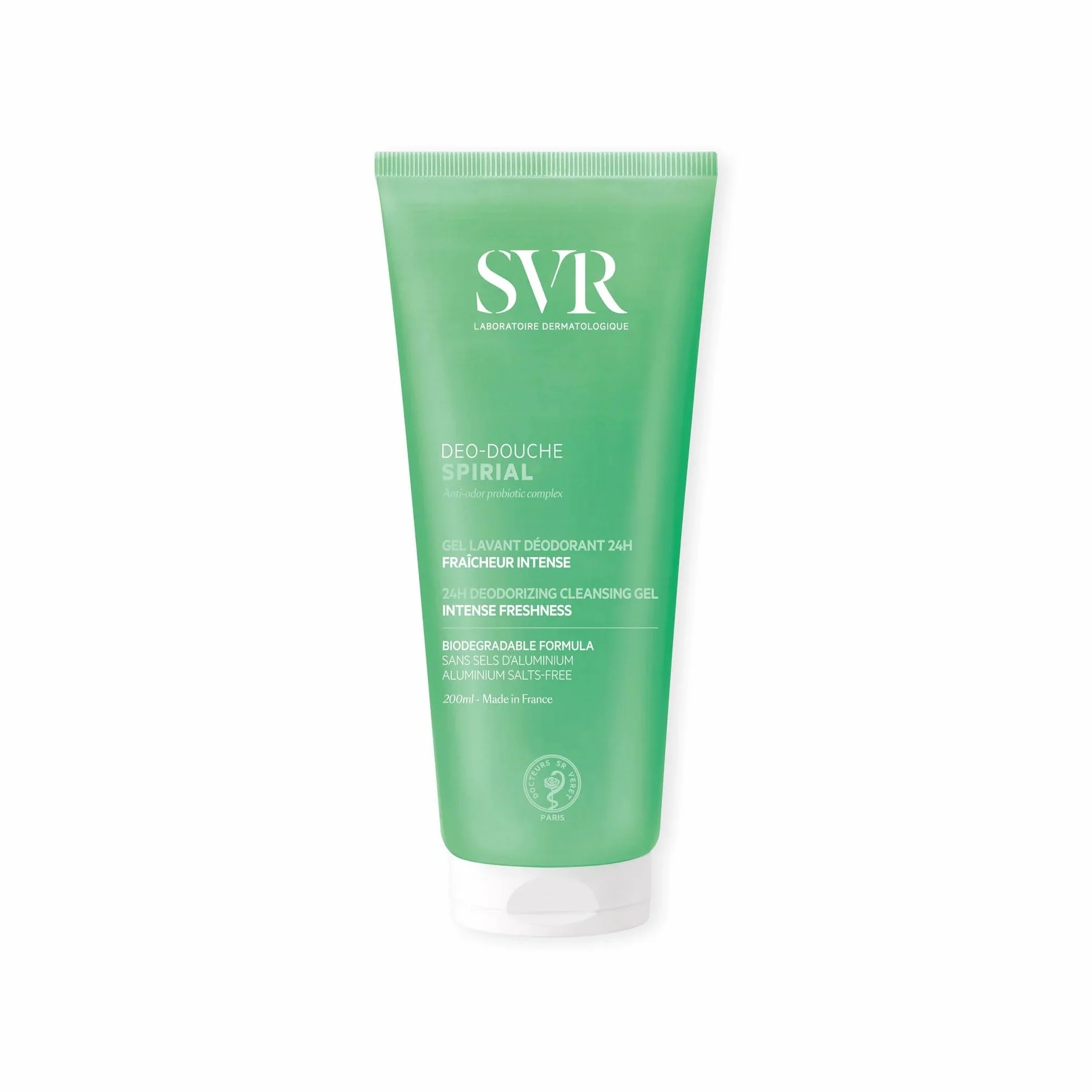 SVR Spirial Déo-Douche Gel lavant déodorant 24h 200 ml