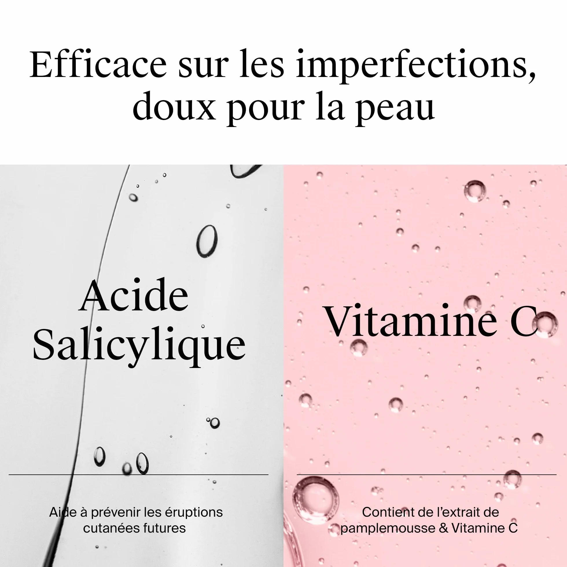 Neutrogena Gel Nettoyant Pureté Pamplemousse 200 ml Nettoyant Visage Vitamine C Acide Salicylique 0,5%