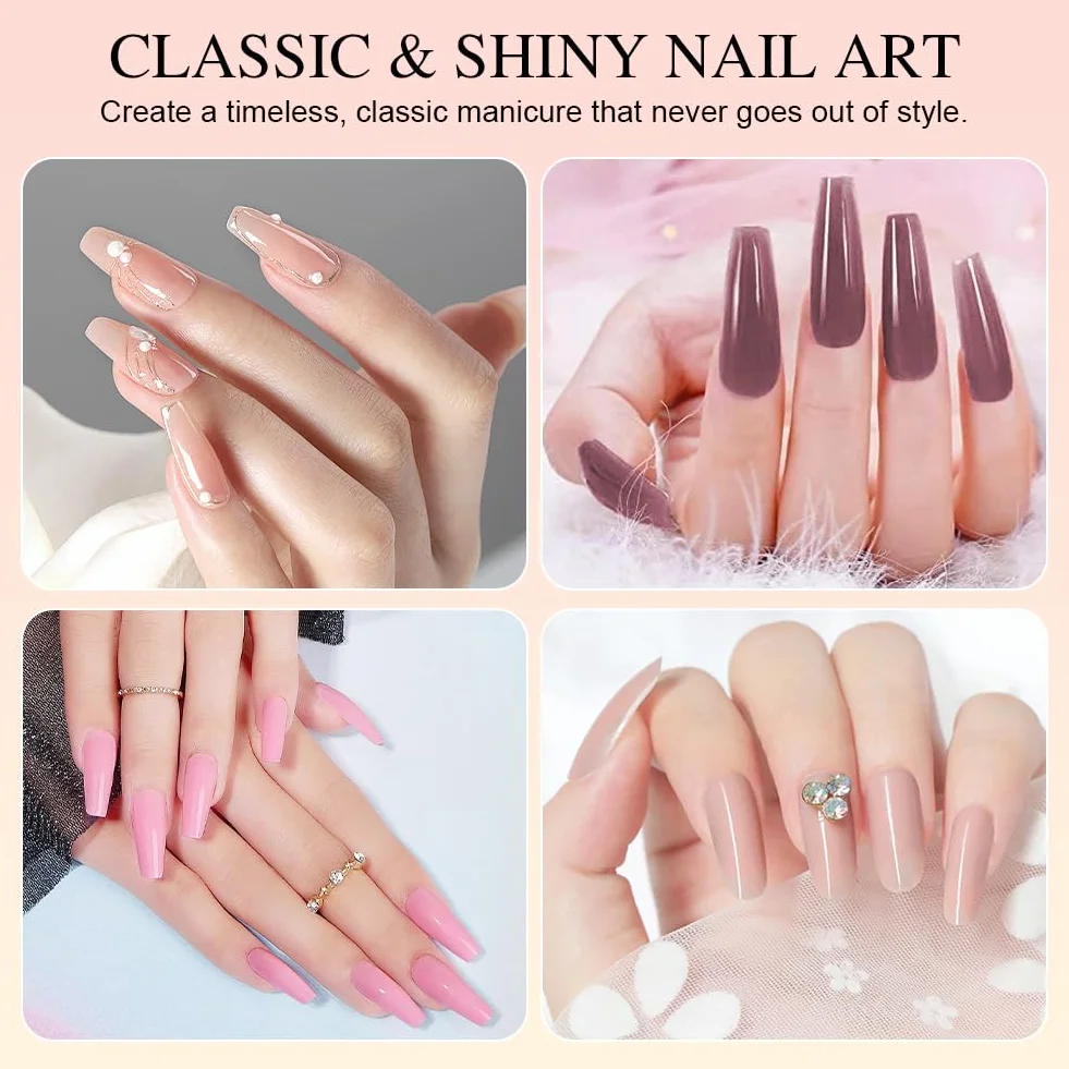 LOPHE Dip Powder Nail Kit 6 Couleurs Poudre et 3 Pcs Liquide Set Gel Base à Tremper Manucure DIY Salon Débutantes Cadeau Femmes Filles Tons clairs