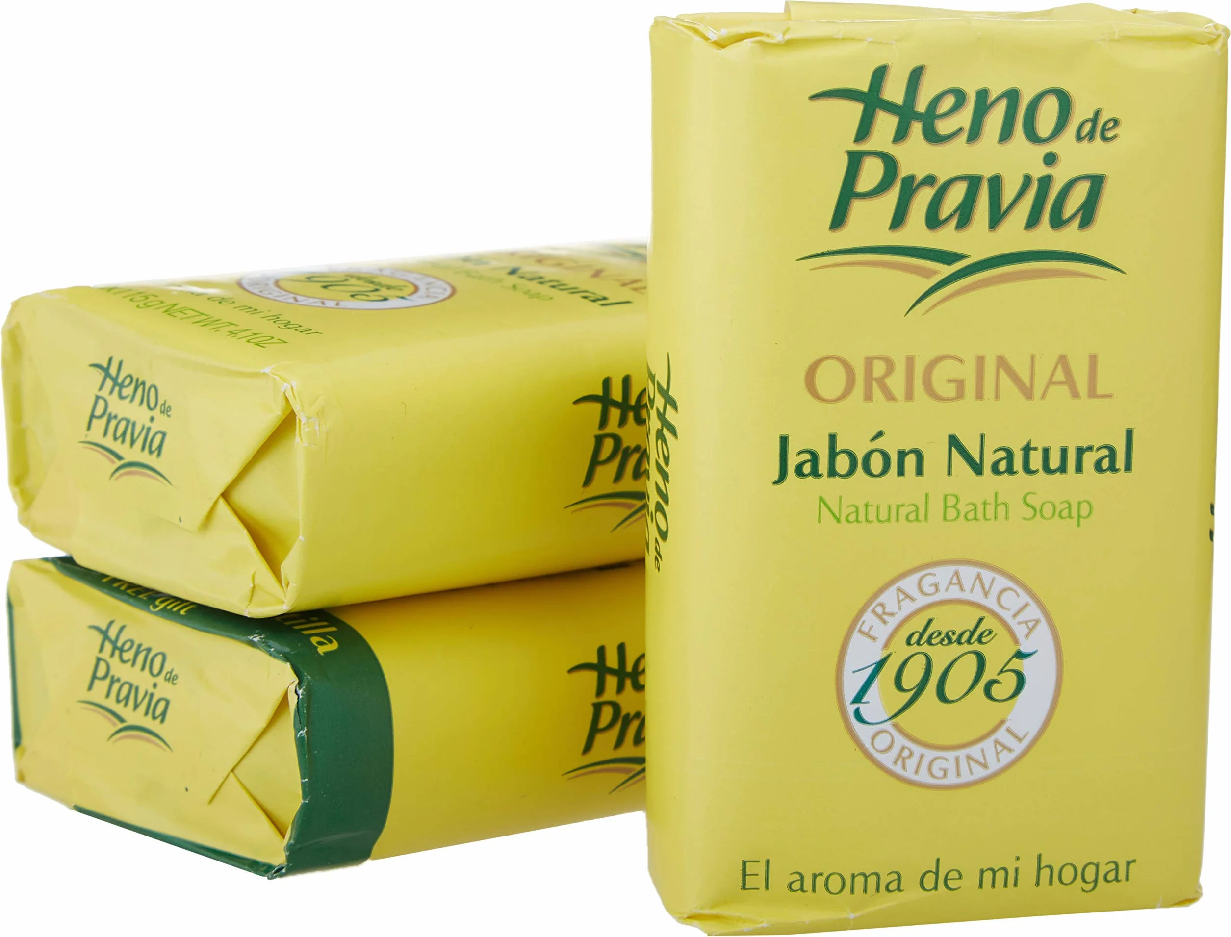 HENO DE PRAVIA Lot de 3 Savons pour les mains 3X115 g