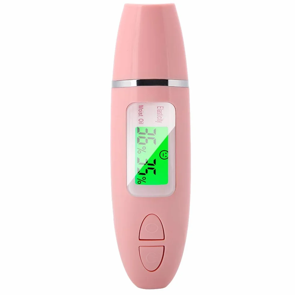 PowerLead Soins de la peau Analyseur numérique Moniteur pour peau Huis humide Test de peau Tester stylo avec écran LCD pour la maison, Voyager, Salon de beauté