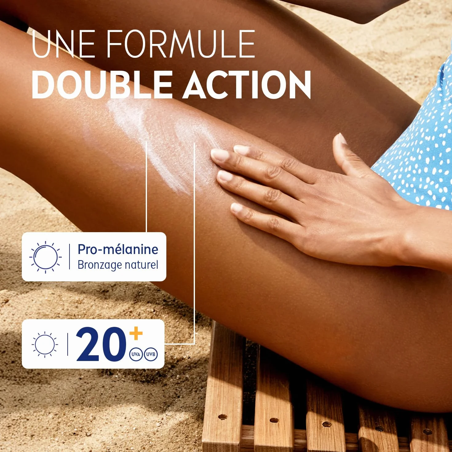NIVEA SUN Protect & Bronze FPS 20 Spray Huile Sèche Activateur De Bronzage 200 ml