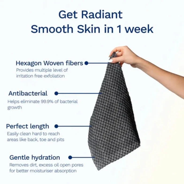 Serviette de douche exfoliante Ecovia