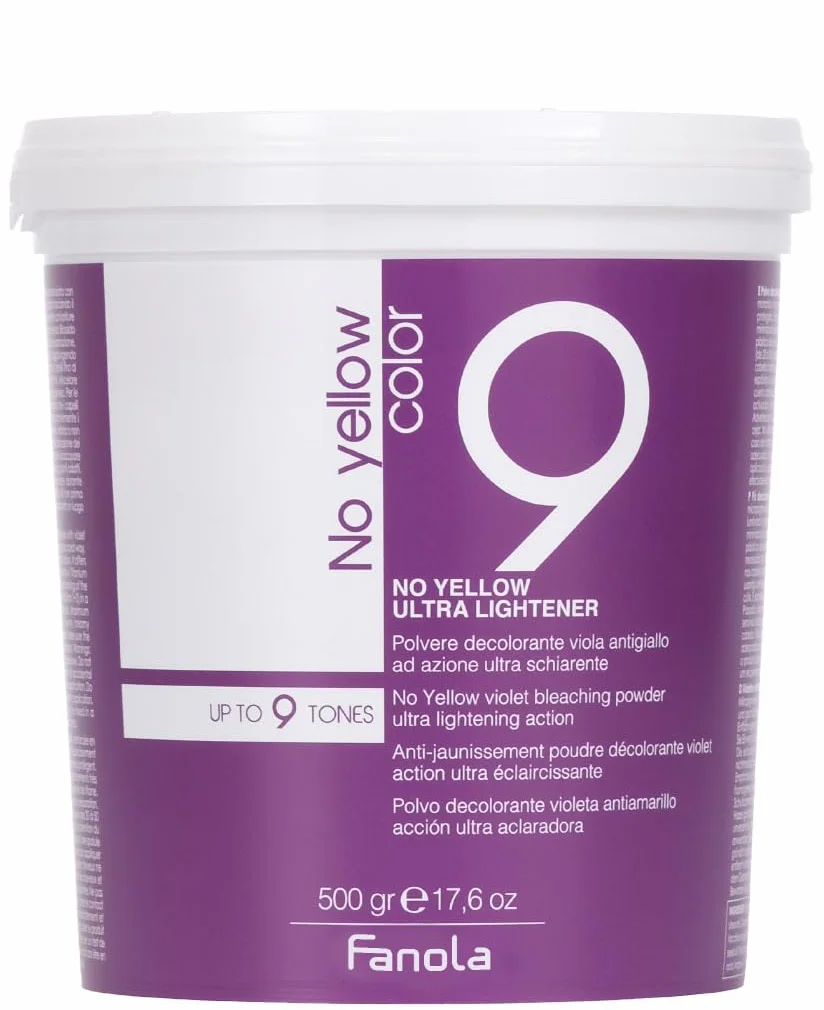 Fanola No Yellow Ultra Lightener Poudre décolorante déjaunissante ultra éclaircissante 500 g