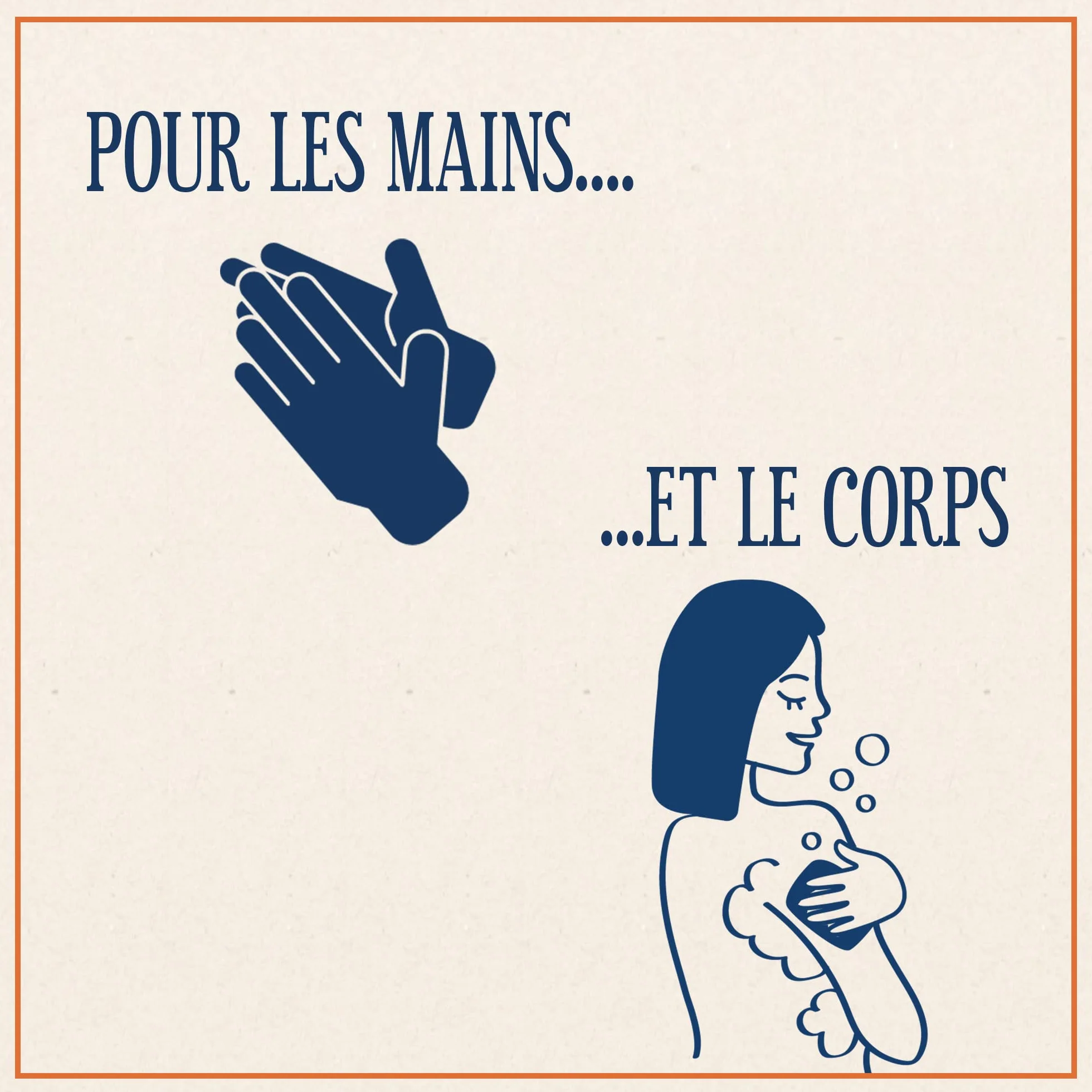 Le Petit Marseillais Savon à l'Ancienne Brut Sans Parfum 300 g – Savon solide mains & corps 99 % ingrédients naturels