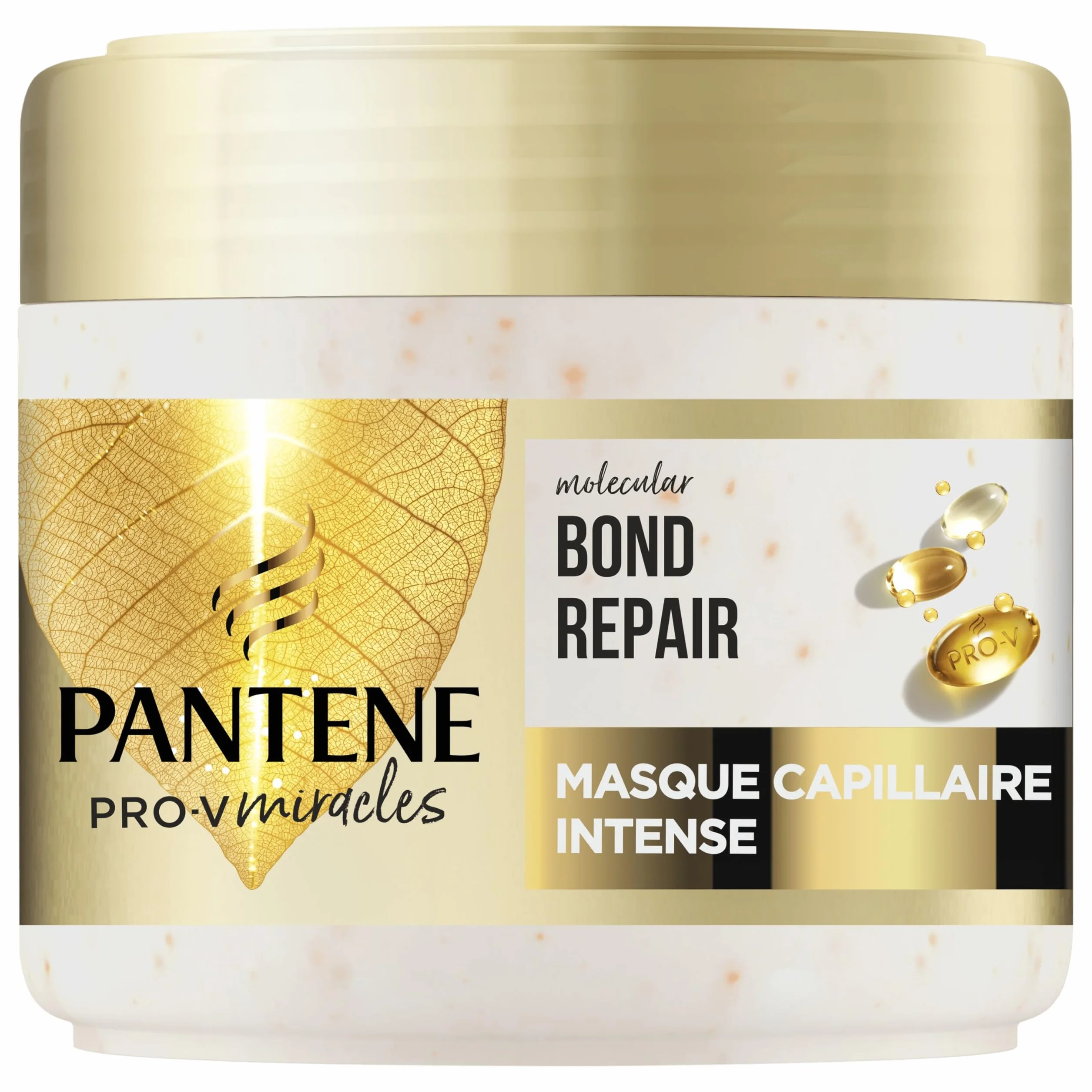 Pantene Molecular Bond Repair Masque Capillaire Intense Avec Biotine 300ml Pour Cheveux Extrêmement Secs Et Abîmés