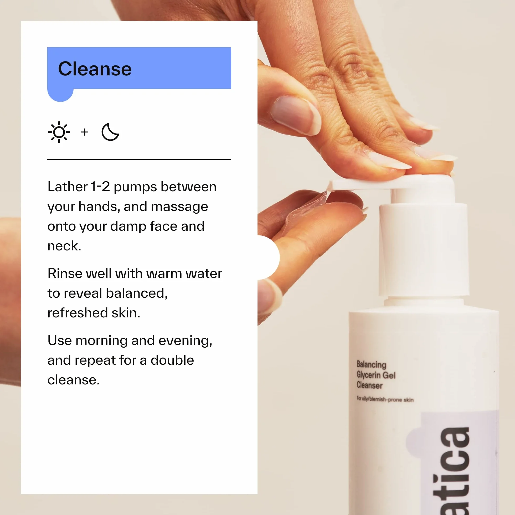 Dermatica gel nettoyant équilibrant à la glycérine anti-acné 200 ml