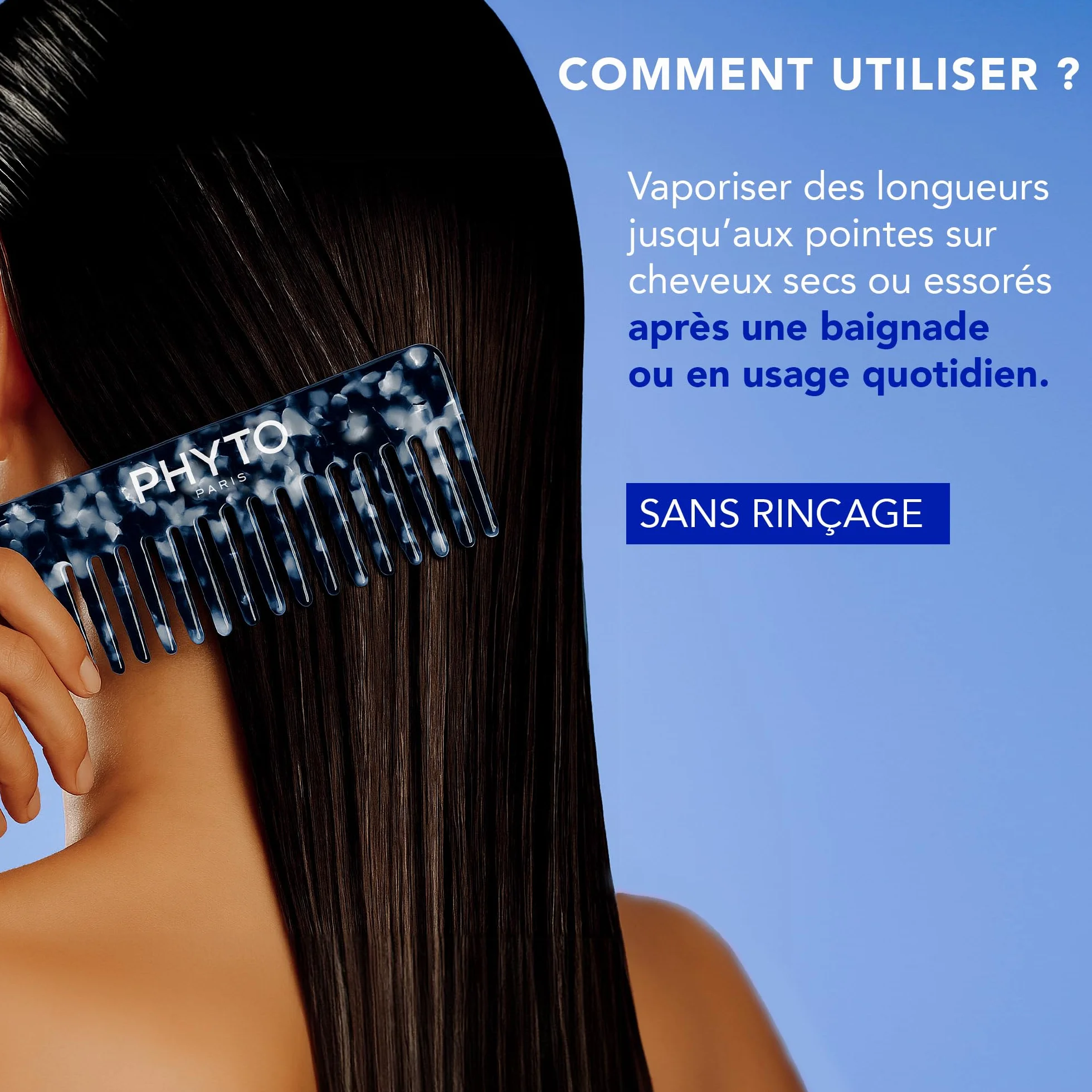 Phyto Paris PhytoPlage Spray Démêlant Réhydratant Après-Soleil 150ml Soin Cheveux Hydrate Démêle Protège