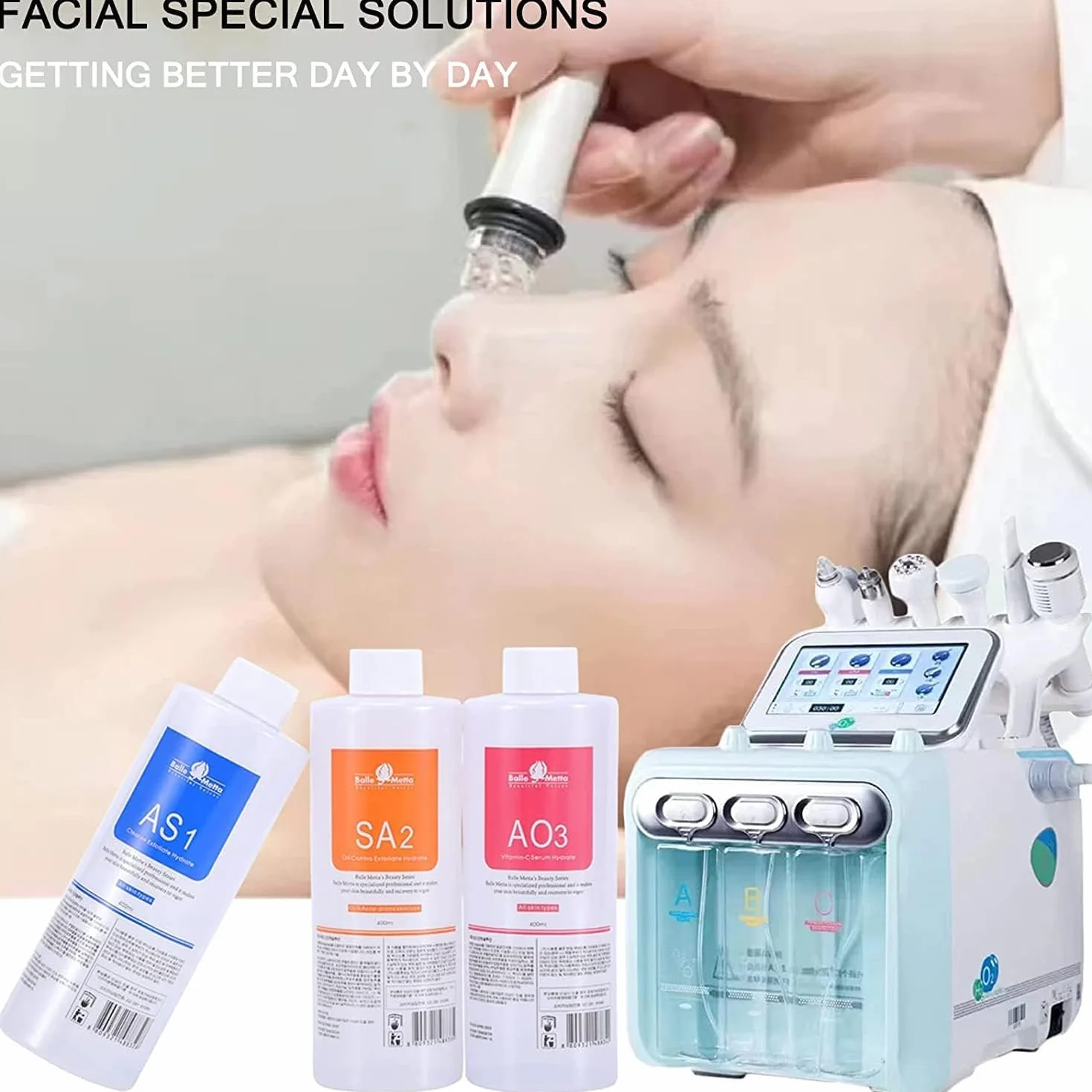 Aqua Peel Solution 400ml Soins de la Peau Faciale Nettoyant Hydratant