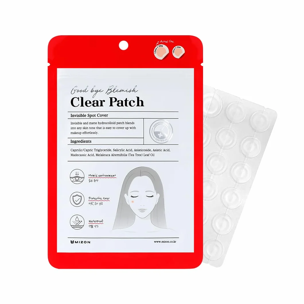 MIZON Good Bye Blemish Clear Patch 44 Patches Korean Skincare Anti-Imperfections BHA Tea Tree