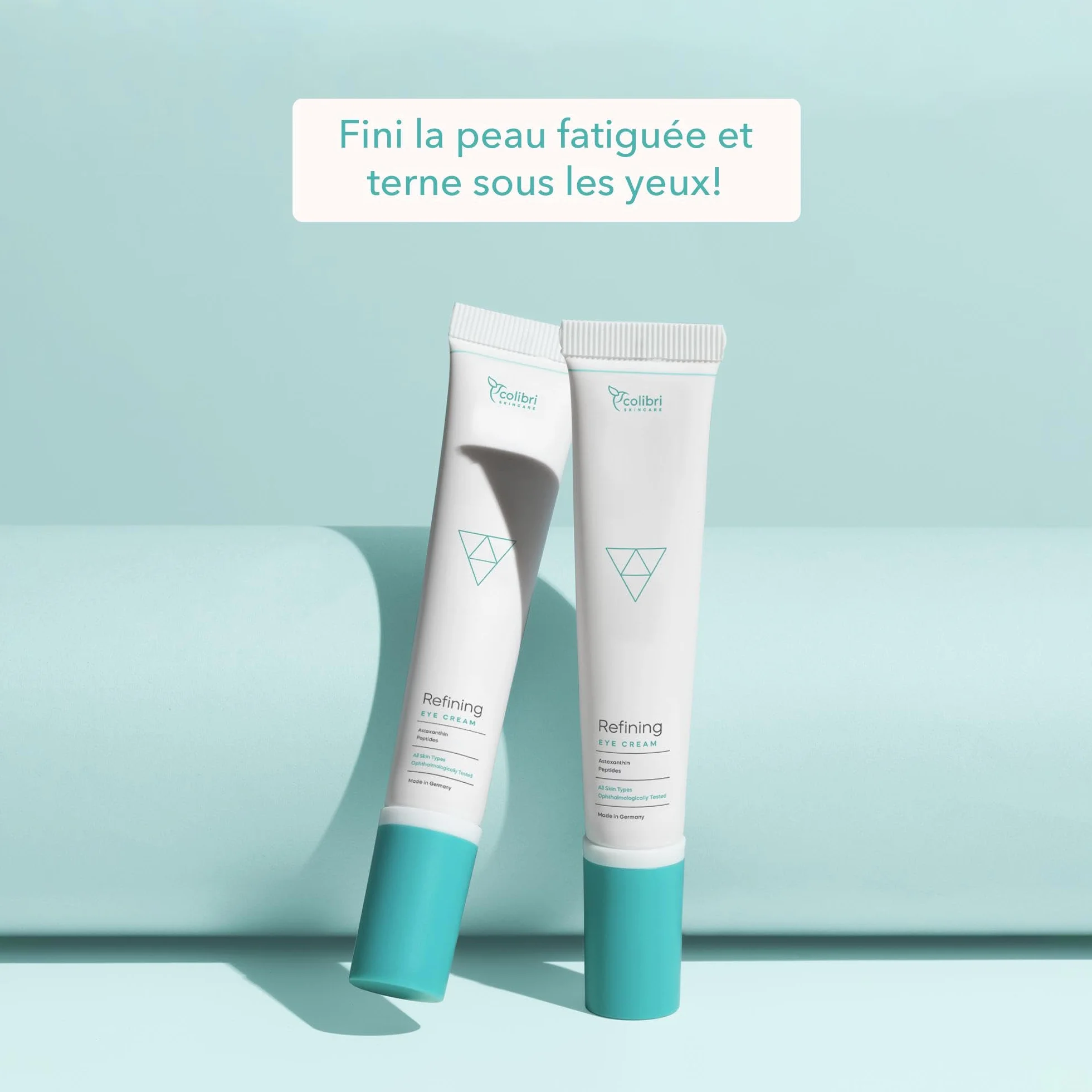 colibri skincare Refining Eye Cream 20ml - Crème pour les yeux contre les rides et les cernes, aide à réduire les gonflements, pour une peau lumineuse et rebondie sous les yeux, creme contour