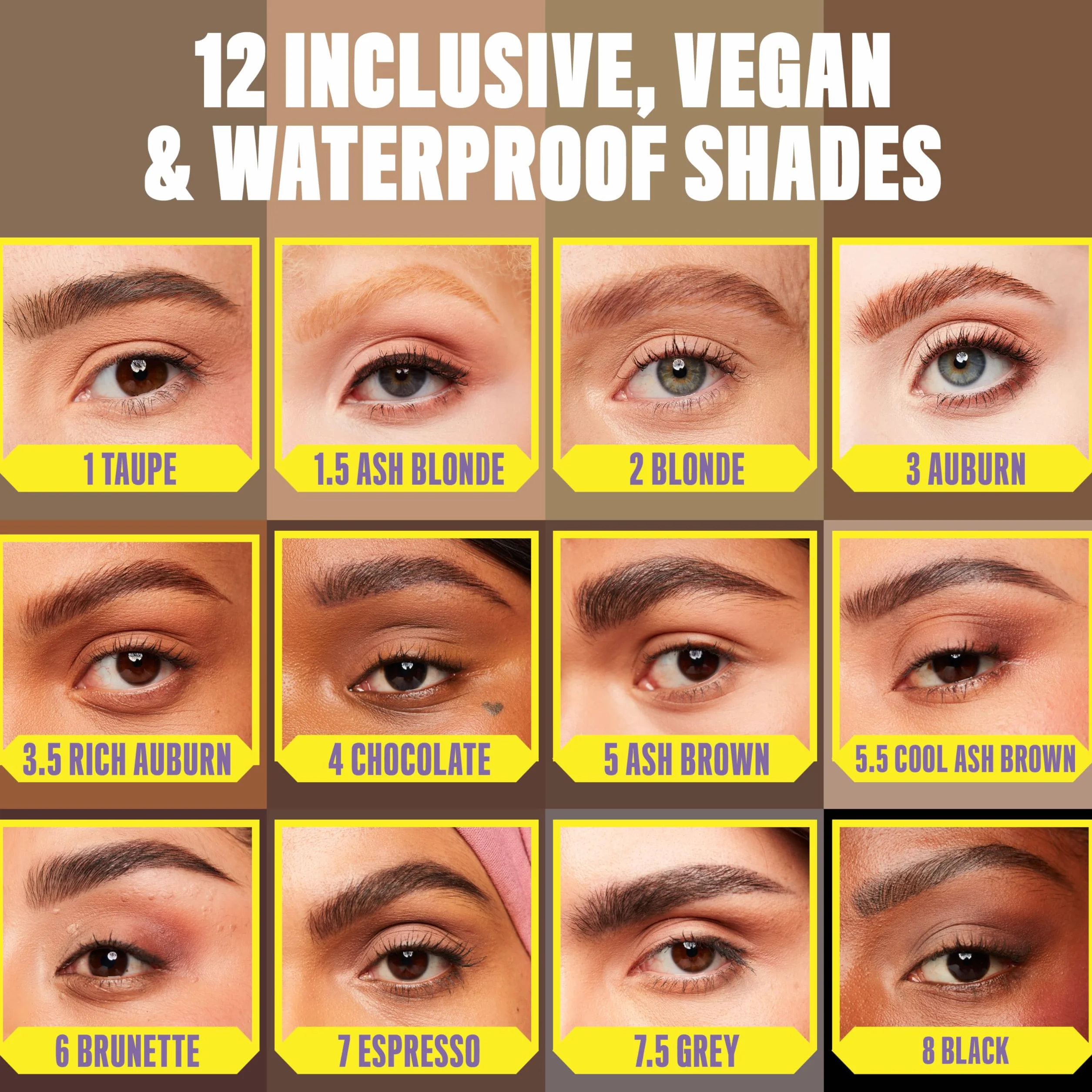 NYX Professional Makeup Crayon à Sourcils Micro Brow Pencil, Double-Embout, Teinte Brunette 06
