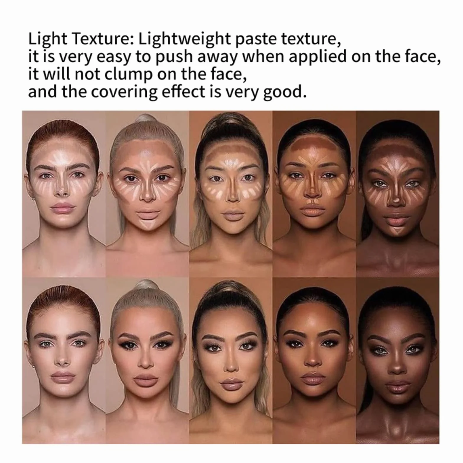 Palette Correcteur de Teint, MKNZOME 12 Couleurs Concealer Anti Cerne Correcteur Maquillage Femme Longue Tenue Imperméable Palette de Maquillage Crème pour Peaux Matures Cernes