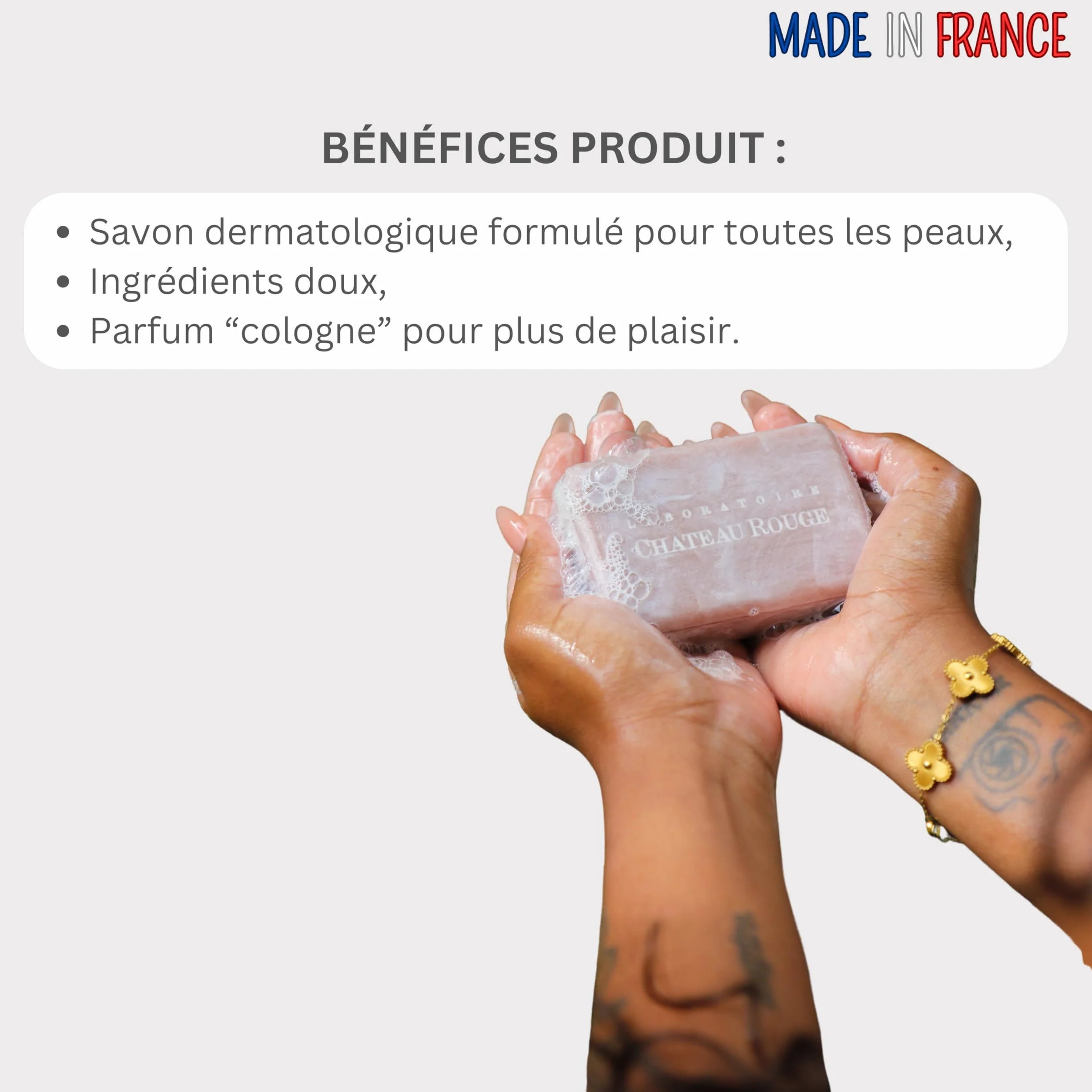 LABORATOIRE CHÂTEAU ROUGE Savon Dermatologique Unifiant 200g